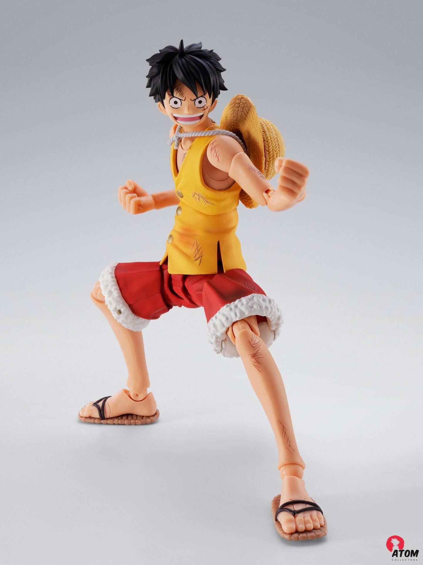 Figurine S.H. Figuarts Monkey D. Luffy – Marineford (15 cm). Bandai Tamashii Nations – Image 10