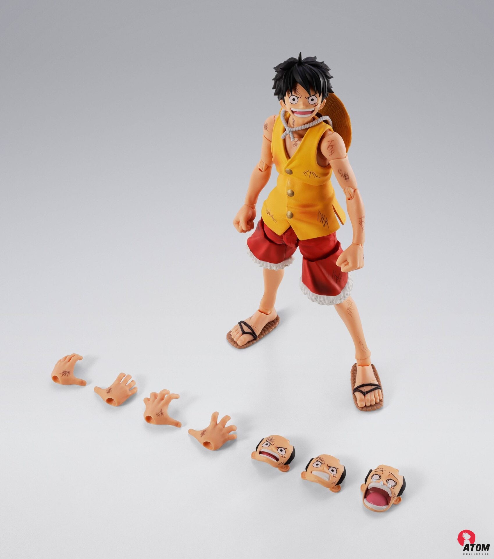 Figurine S.H. Figuarts Monkey D. Luffy – Marineford (15 cm). Bandai Tamashii Nations – Image 3