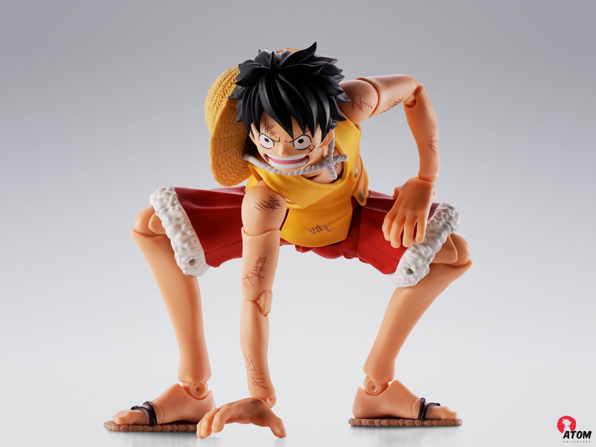 Figurine S.H. Figuarts Monkey D. Luffy – Marineford (15 cm). Bandai Tamashii Nations – Image 4