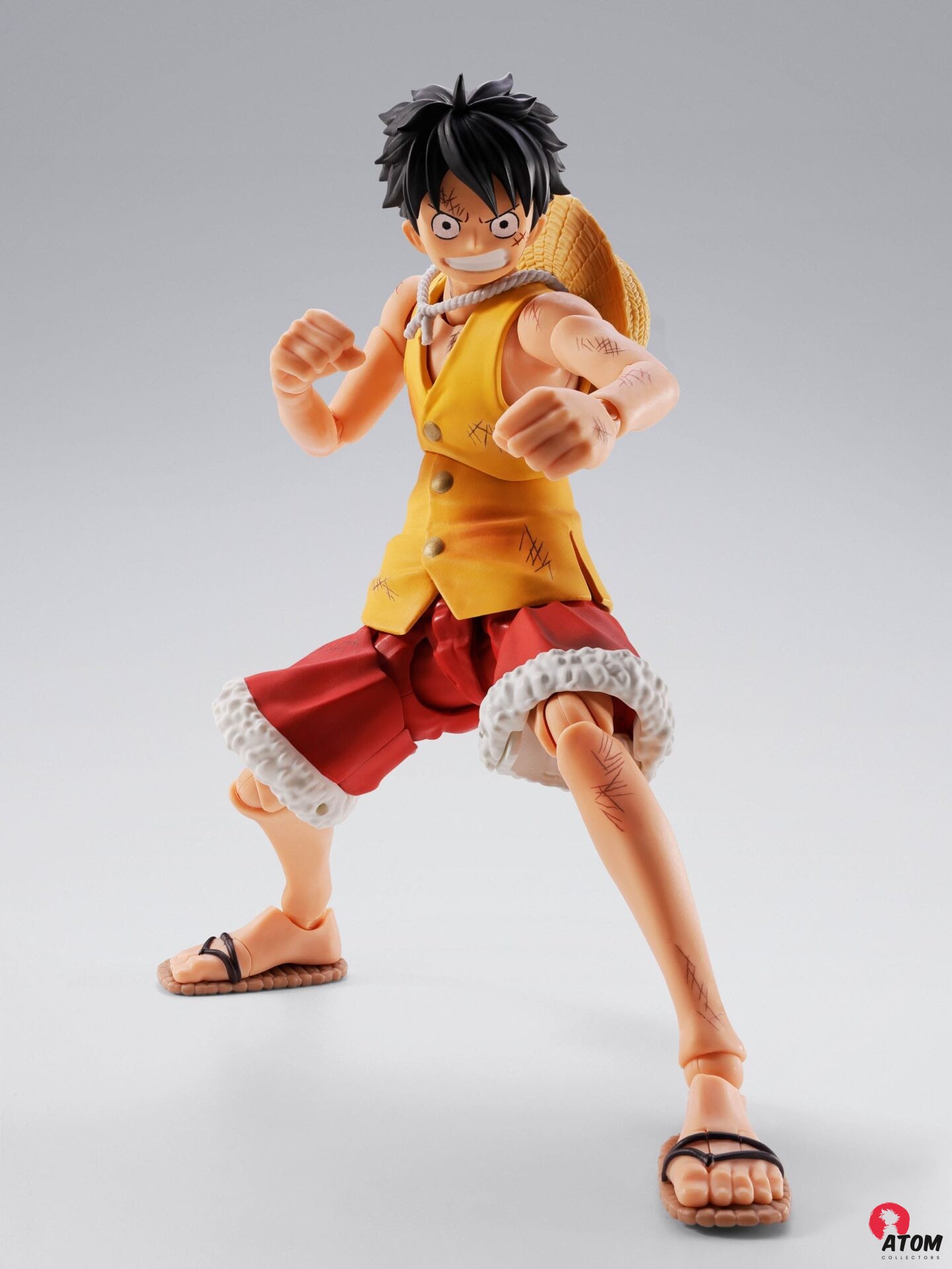 Figurine S.H. Figuarts Monkey D. Luffy – Marineford (15 cm). Bandai Tamashii Nations – Image 9