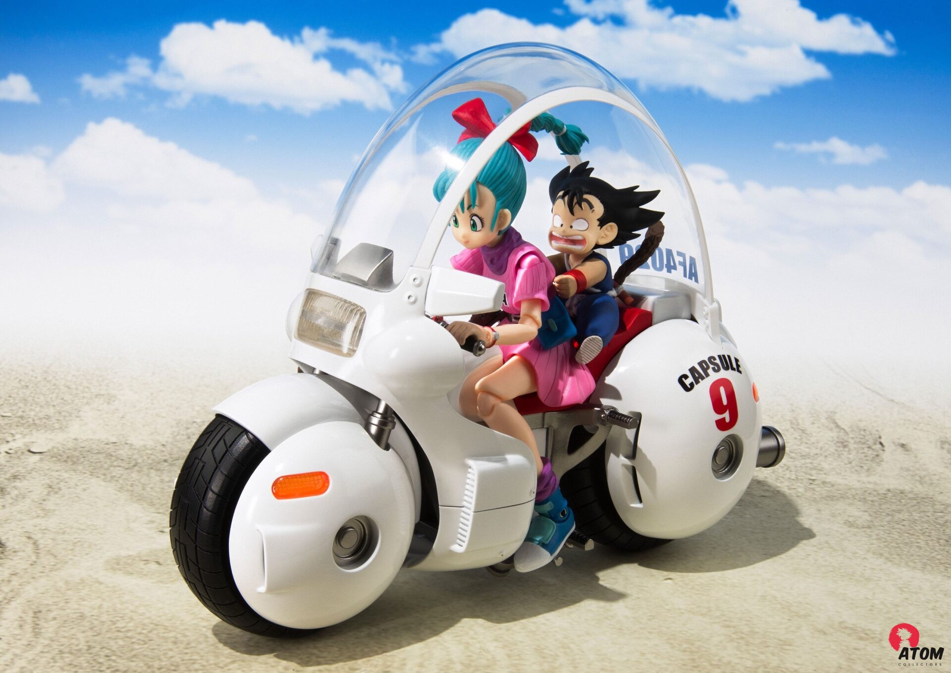 Figurine S.H. Figuarts - Bulma Motorcycle - (17cm). Bandai Tamashii Nations – Image 3