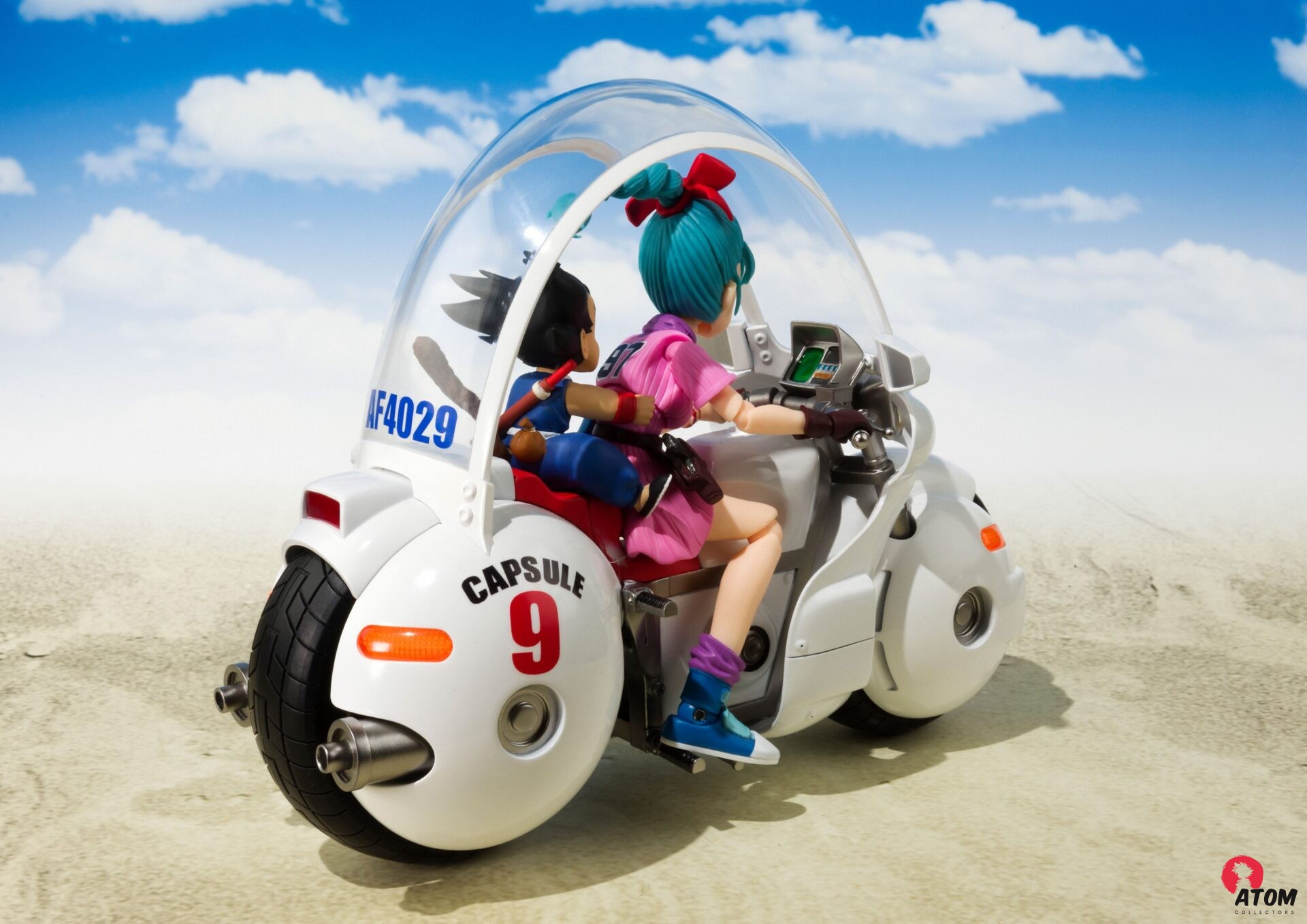 Figurine S.H. Figuarts - Bulma Motorcycle - (17cm). Bandai Tamashii Nations – Image 4