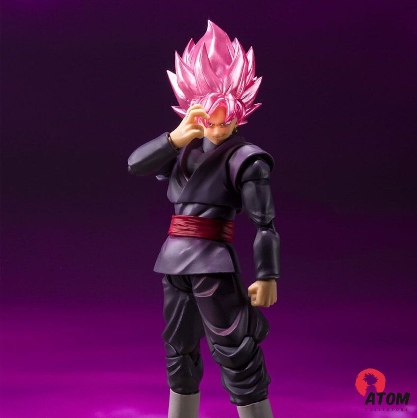 Figurine S.H. Figuarts - Son Goku - Black Super Saiyan Rosé (14cm). Bandai Tamashii Nations