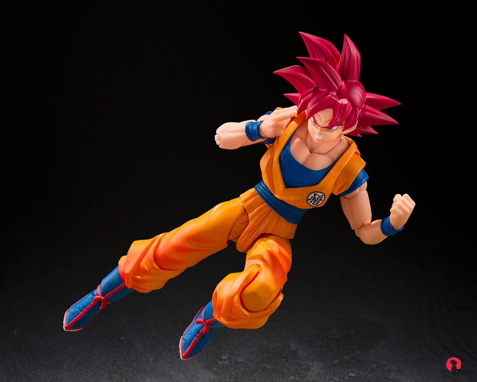Figurine S.H. Figuarts - Son Goku - Super Saiyan God - God Aura (15cm). Bandai Tamashii Nations – Image 5