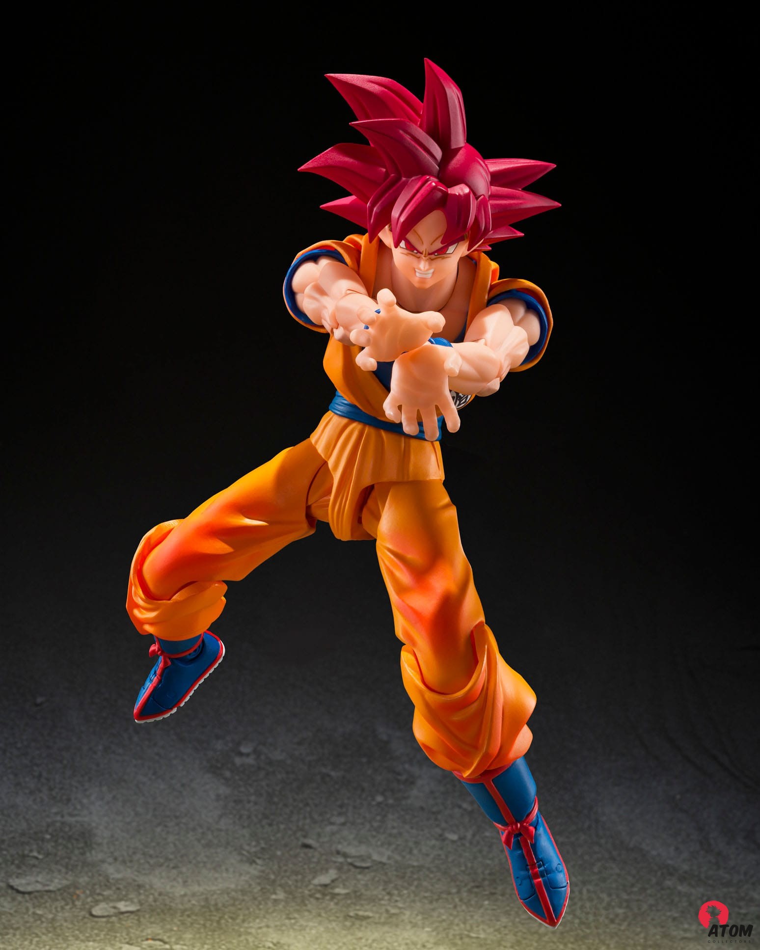 Figurine S.H. Figuarts - Son Goku - Super Saiyan God - God Aura (15cm). Bandai Tamashii Nations – Image 2