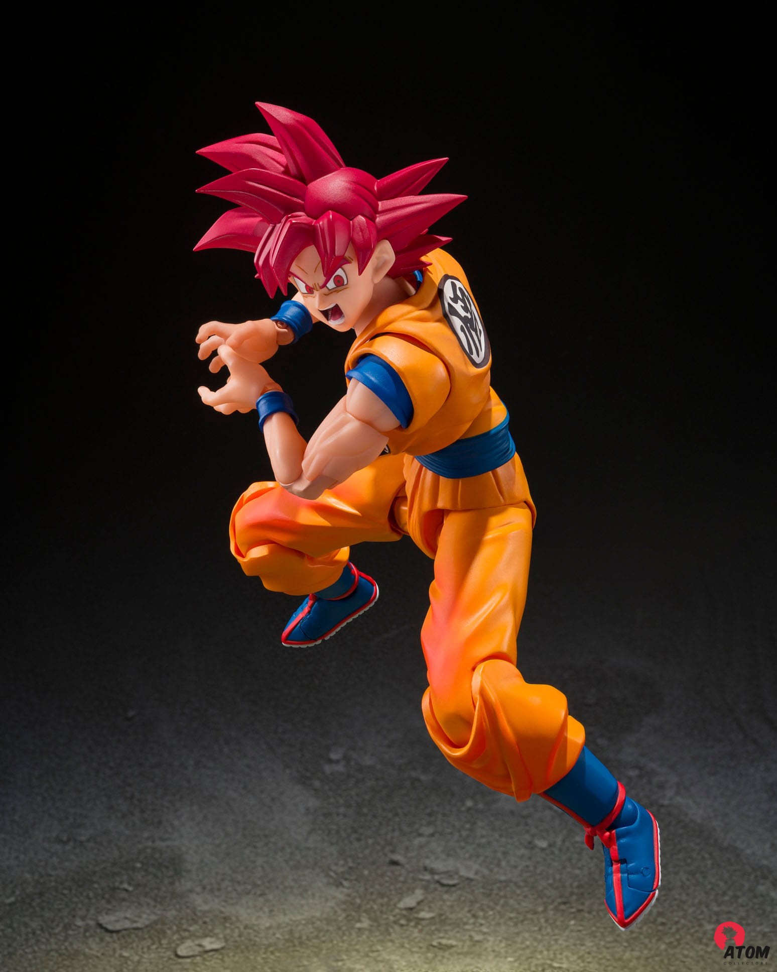 Figurine S.H. Figuarts - Son Goku - Super Saiyan God - God Aura (15cm). Bandai Tamashii Nations – Image 3