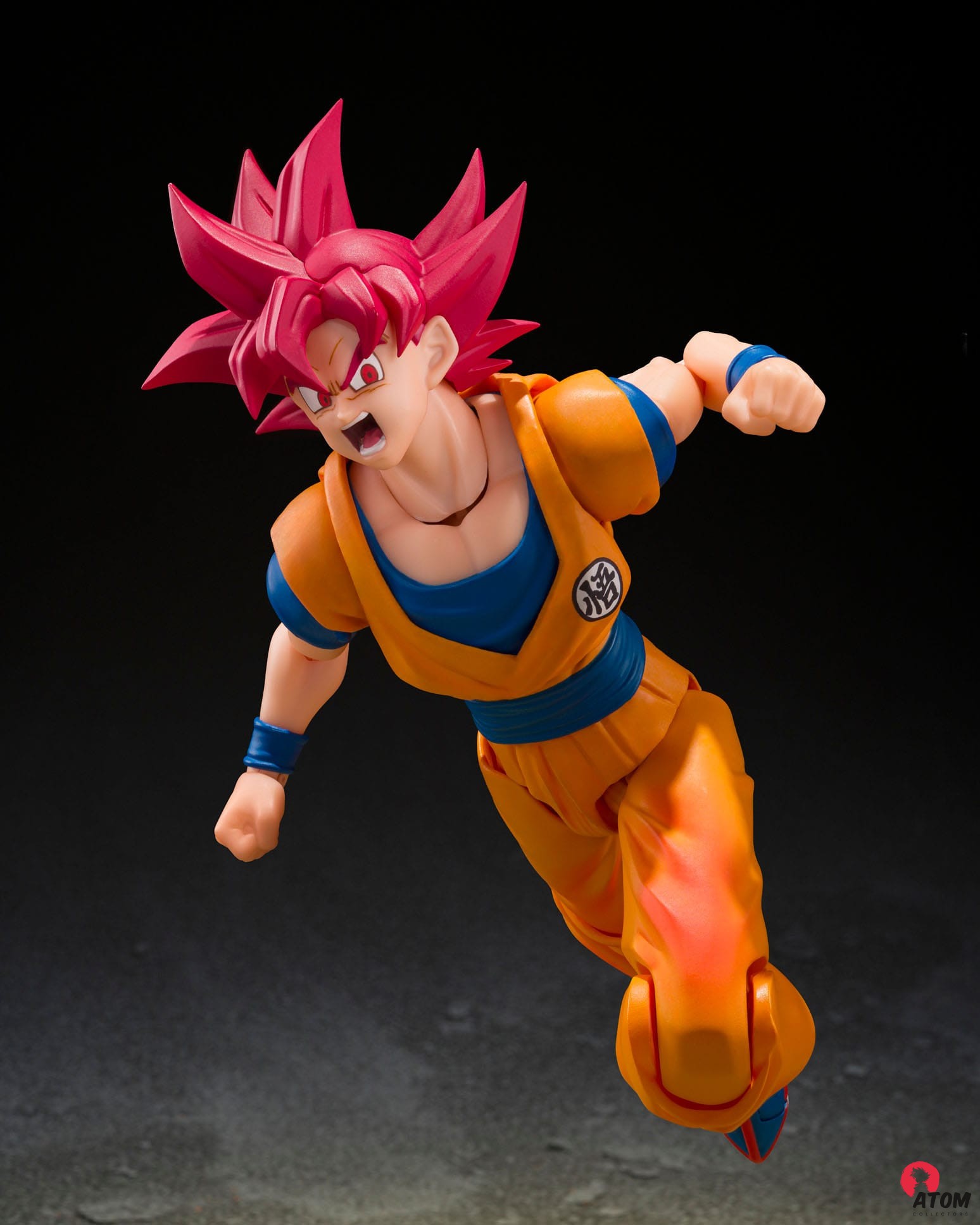 Figurine S.H. Figuarts - Son Goku - Super Saiyan God - God Aura (15cm). Bandai Tamashii Nations – Image 4