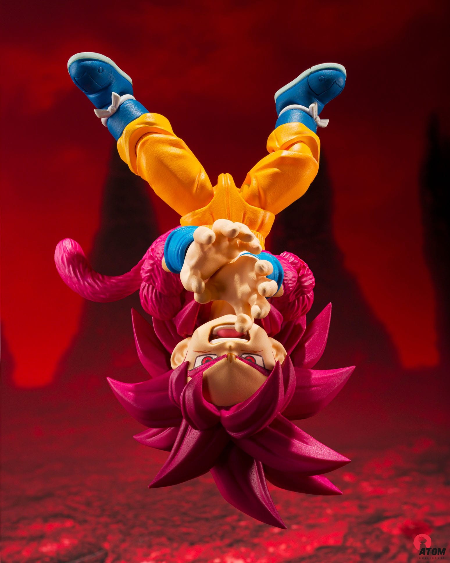 Figurine S.H. Figuarts - Son Goku Super Saiyan Level 4 Mini Daima - (8cm). Bandai Tamashii Nations – Image 4