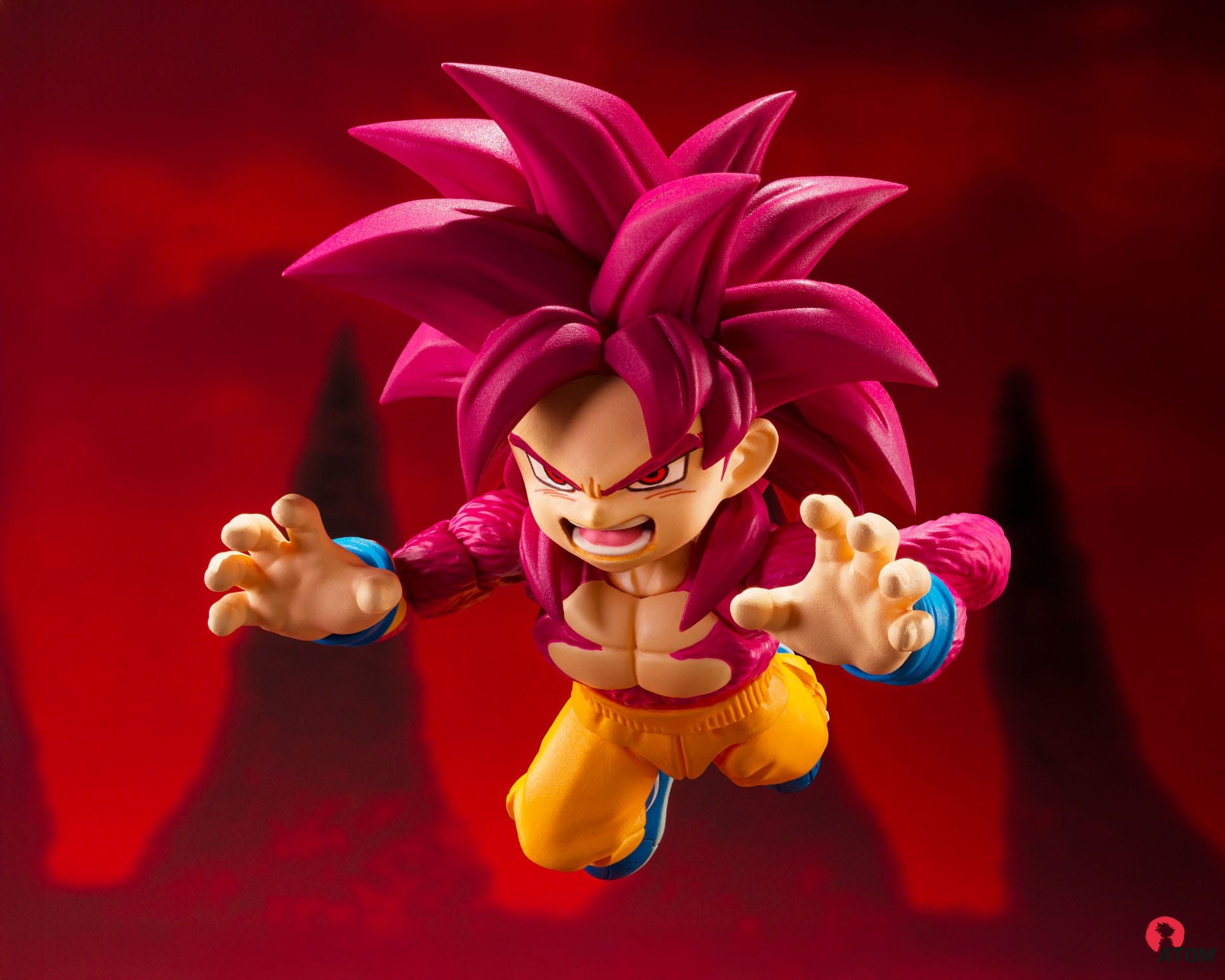 Figurine S.H. Figuarts - Son Goku Super Saiyan Level 4 Mini Daima - (8cm). Bandai Tamashii Nations – Image 6