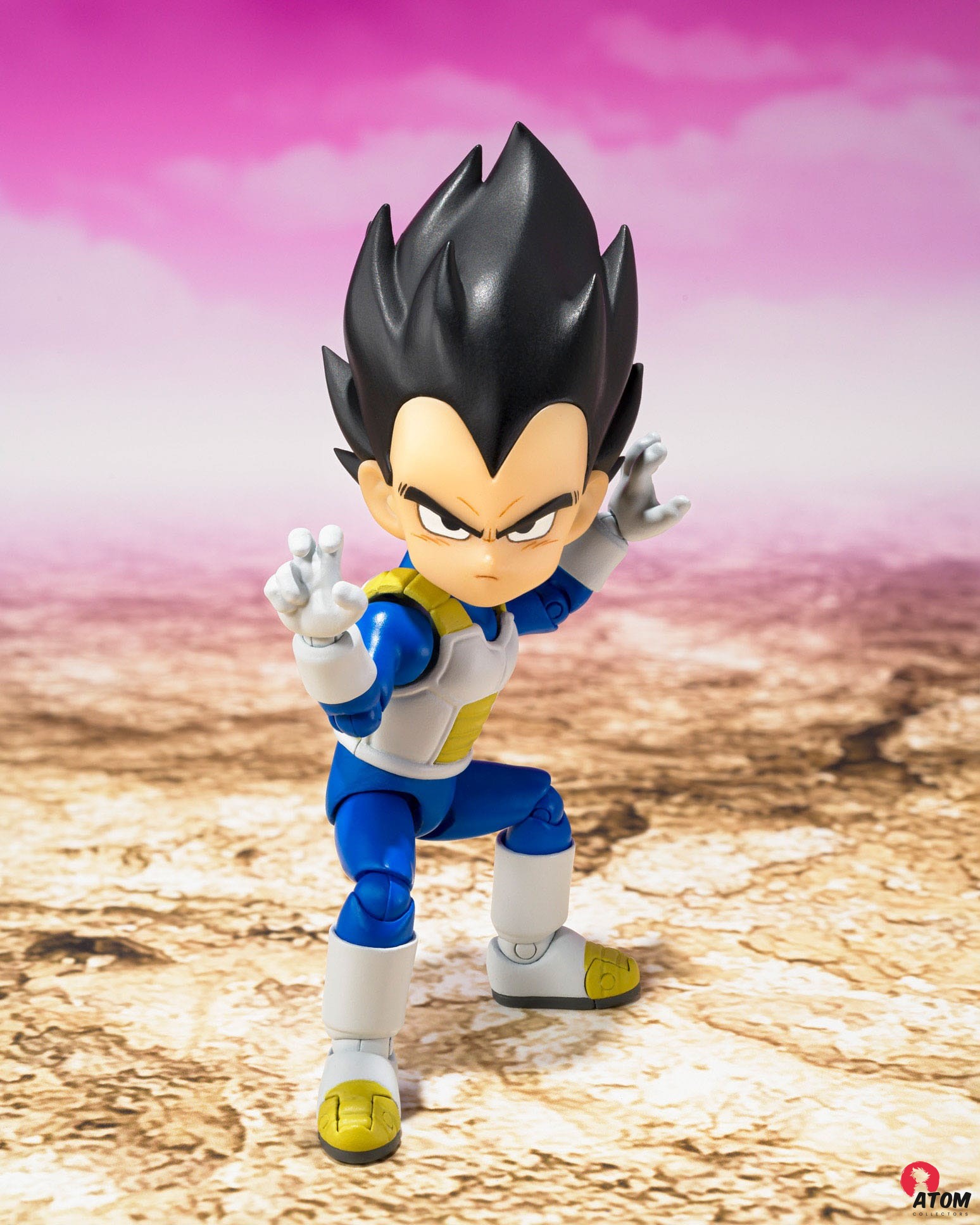 Figurine S.H. Figuarts - Vegeta Mini Daima - (7cm) . Bandai Tamashii Nations