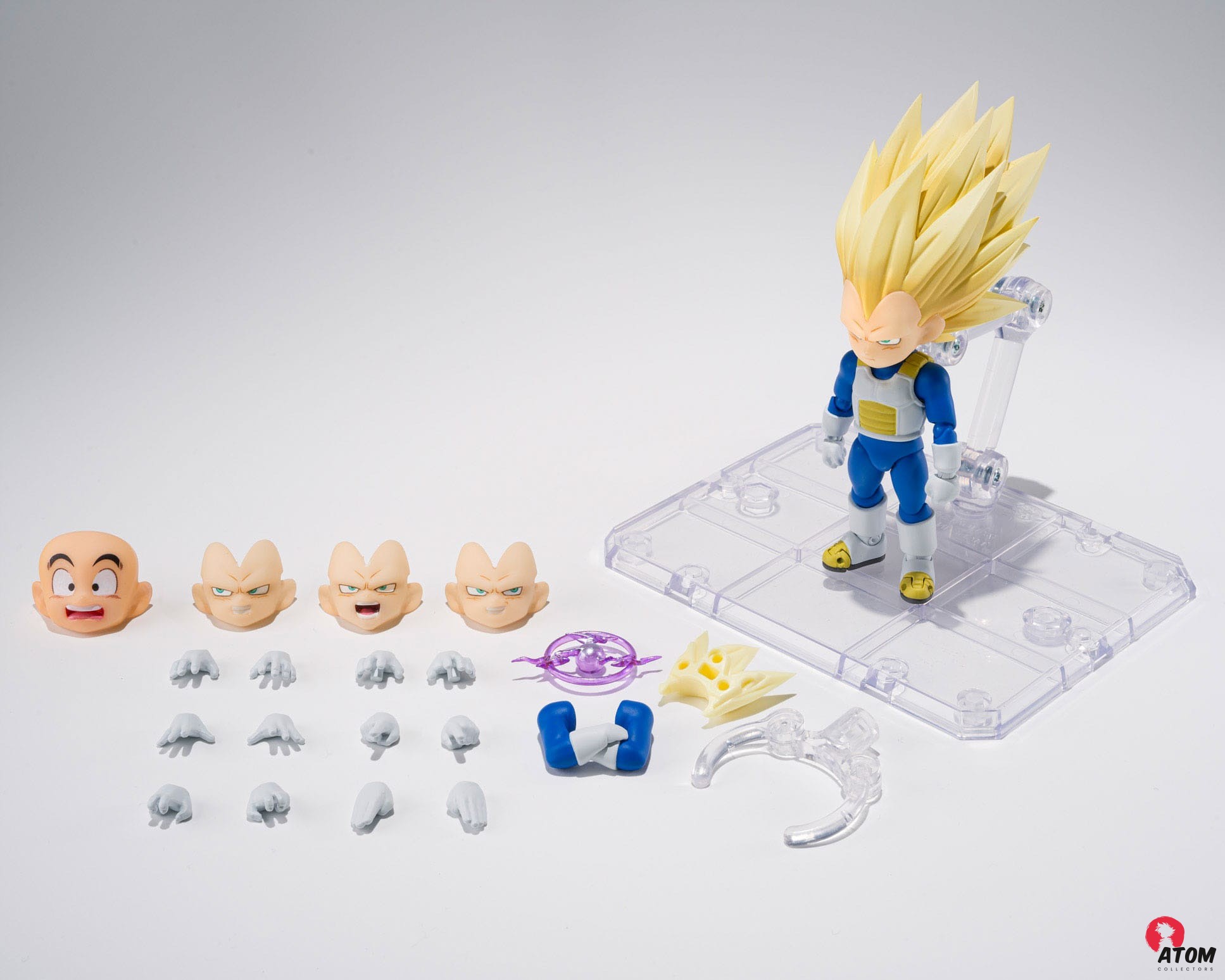 Figurine S.H. Figuarts - Vegeta Super Saiyan Level 3 Daima - (8cm). Bandai Tamashii Nations – Image 4