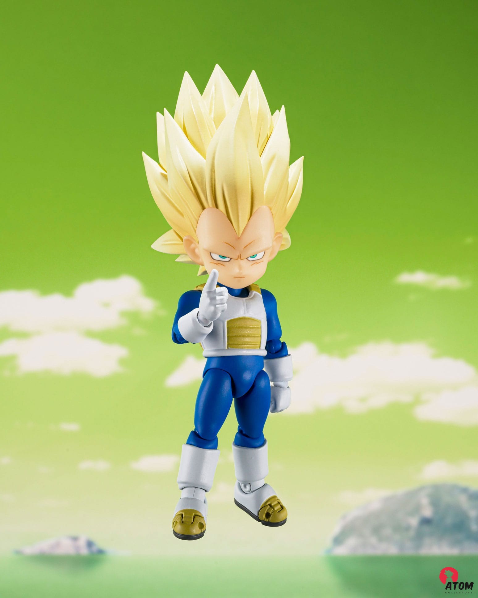 Figurine S.H. Figuarts - Vegeta Super Saiyan Level 3 Daima - (8cm). Bandai Tamashii Nations – Image 5