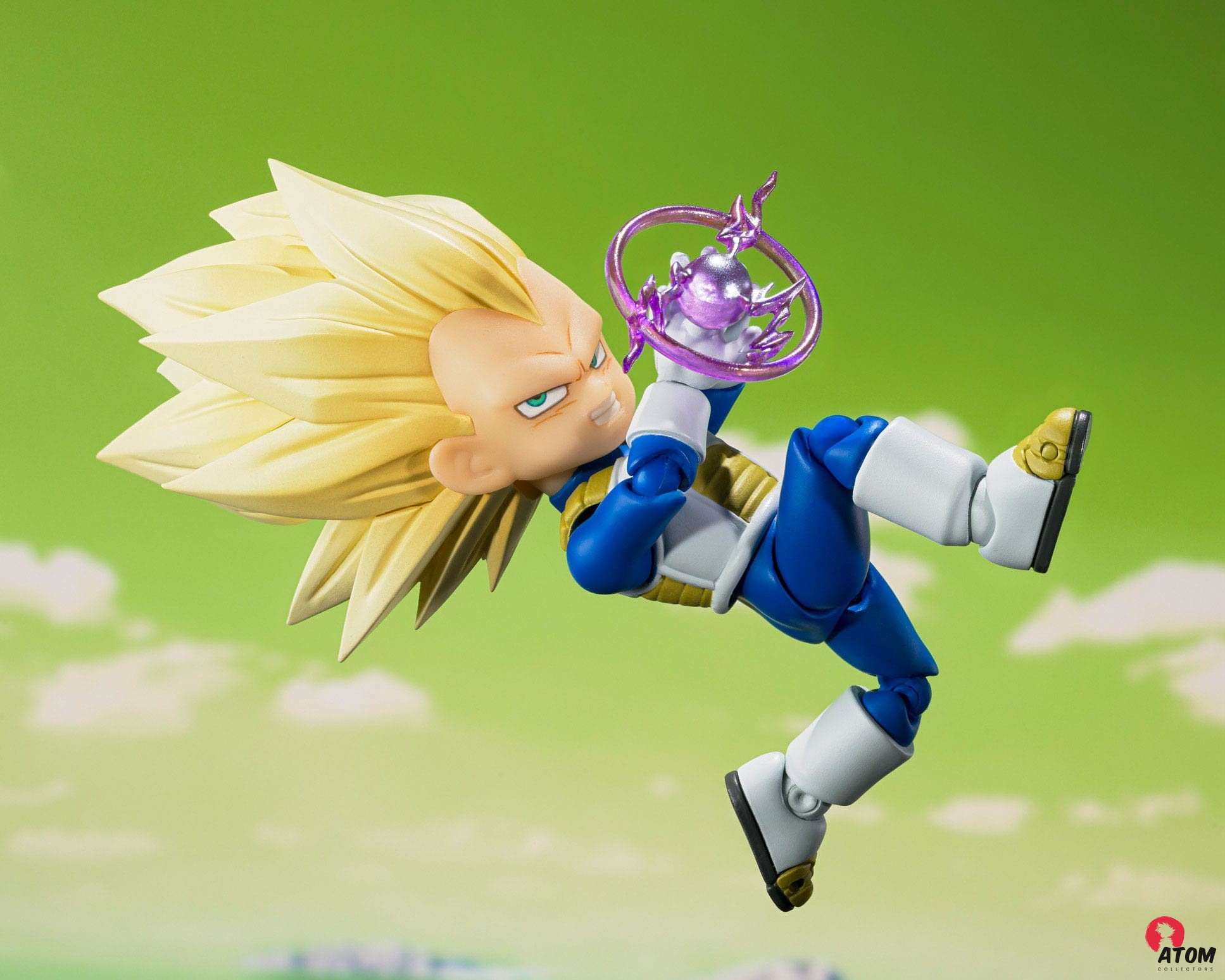 Figurine S.H. Figuarts - Vegeta Super Saiyan Level 3 Daima - (8cm). Bandai Tamashii Nations – Image 6