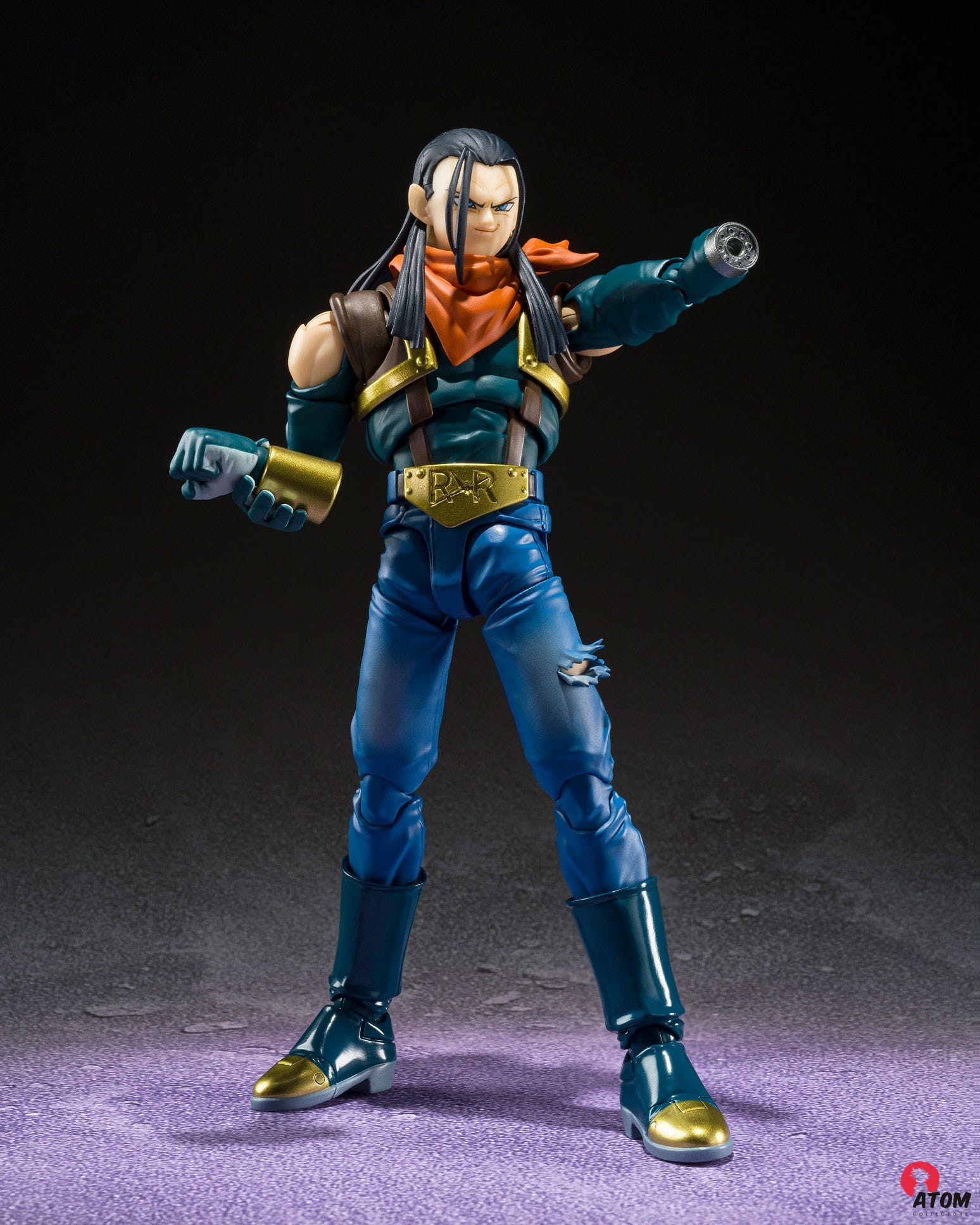 Figurine S.H. Figuarts Android 17 Super C17 Dragon Ball GT (20cm) . Bandai Tamashii Nations – Image 6