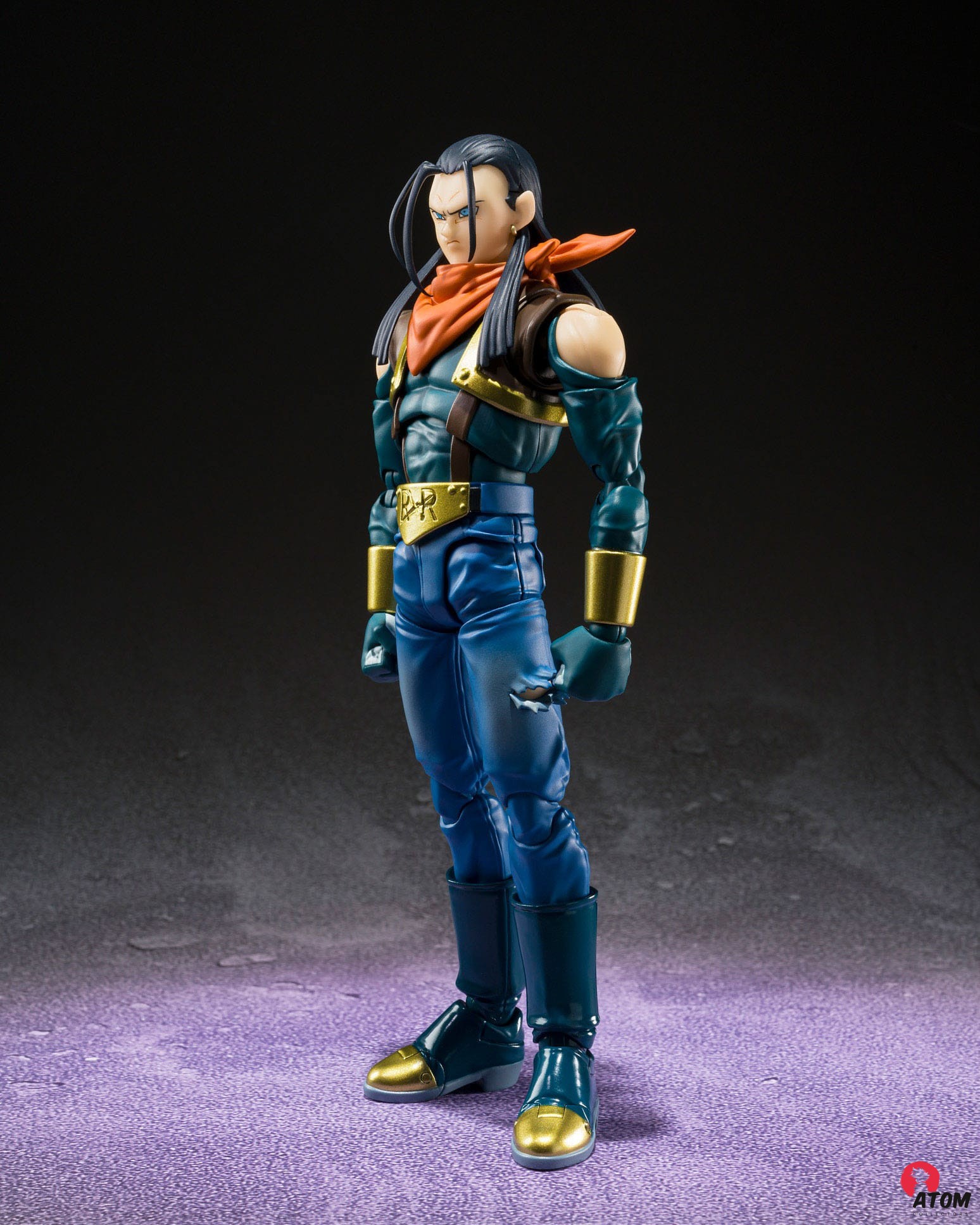 Figurine S.H. Figuarts Android 17 Super C17 Dragon Ball GT (20cm) . Bandai Tamashii Nations – Image 2
