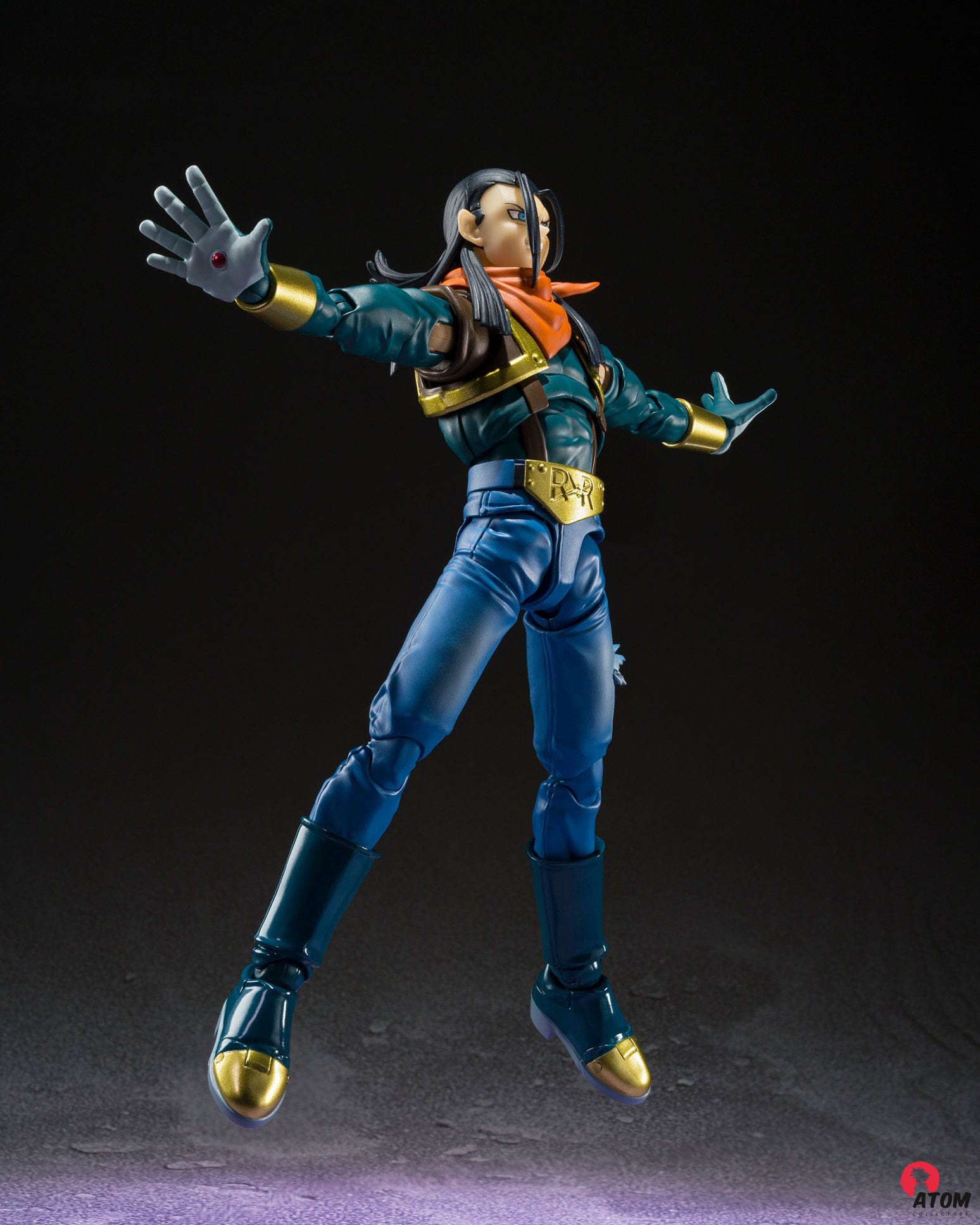 Figurine S.H. Figuarts Android 17 Super C17 Dragon Ball GT (20cm) . Bandai Tamashii Nations