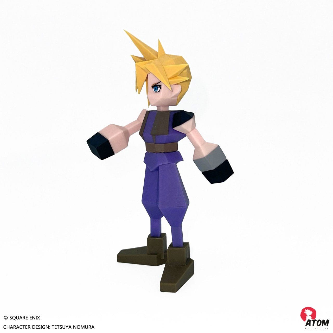 Final Fantasy 7 - Figurine Cloud Strife Polygon - 15cm – Image 3
