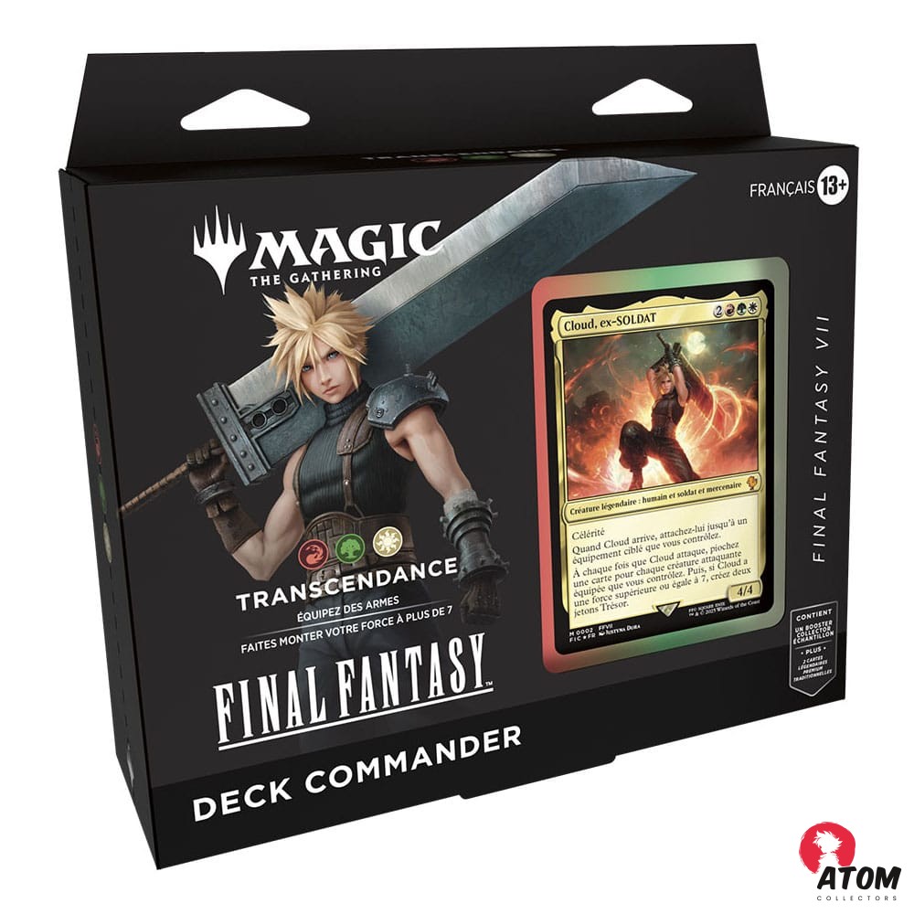Final Fantasy X Magic The Gathering - FRANCAIS - Deck Commander CLOUD