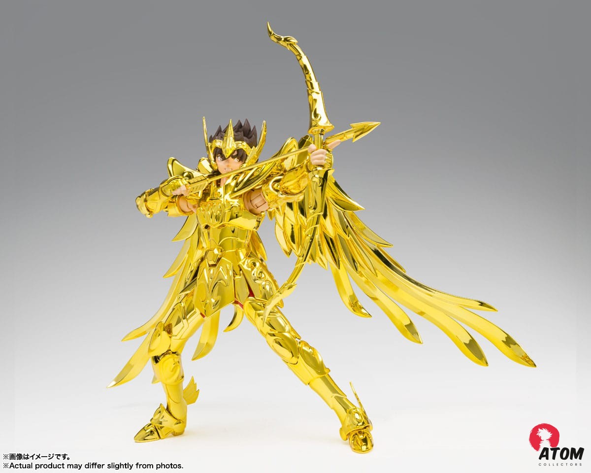 Figurine Myth Cloth EX - Seiya du Sagittaire - Héritier de l'Armure d'Or (17cm). Bandai Tamashii Nations – Image 3