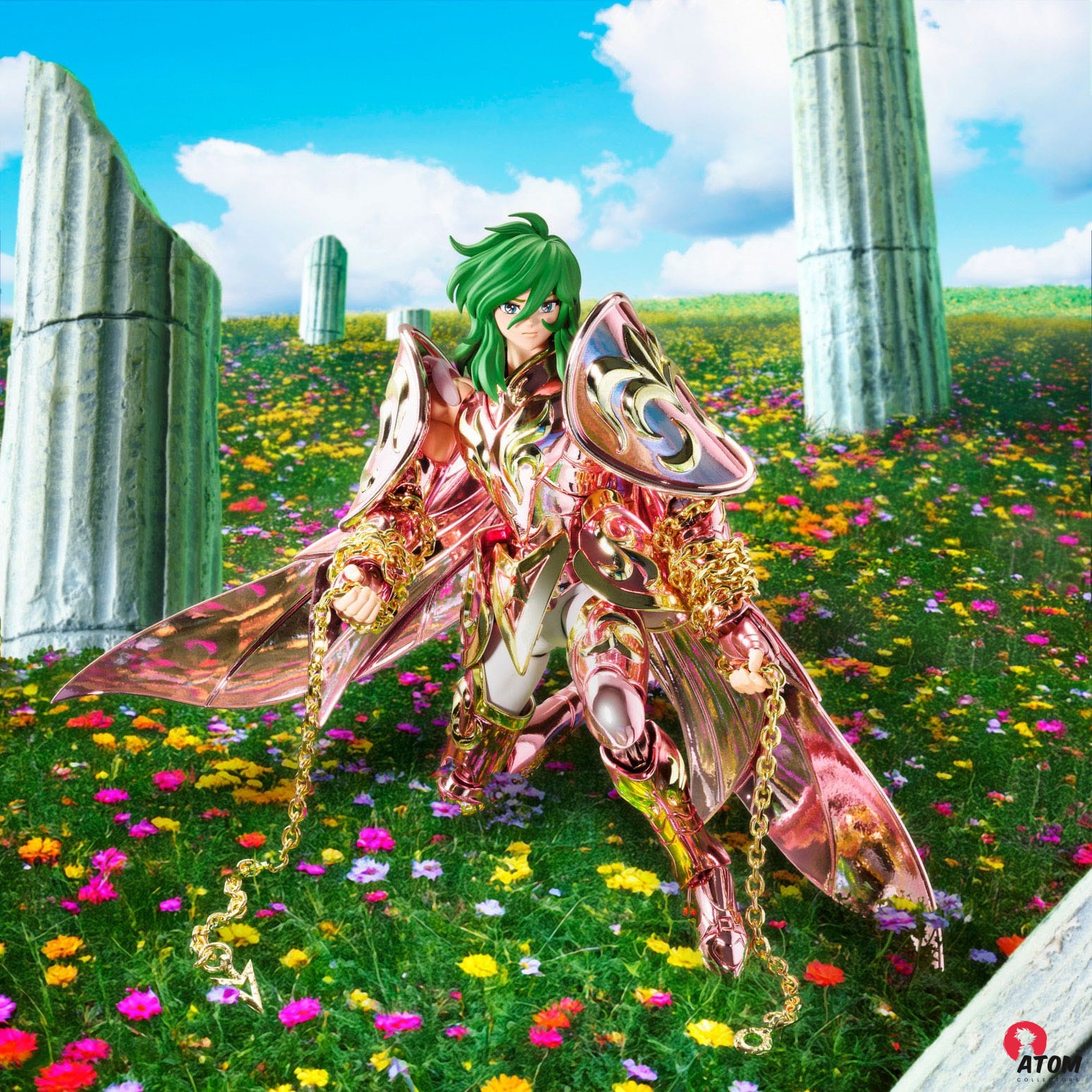 Figurine Myth Cloth EX - Shun Andromede God Cloth - (17 cm) . Bandai Tamashii Nations – Image 4