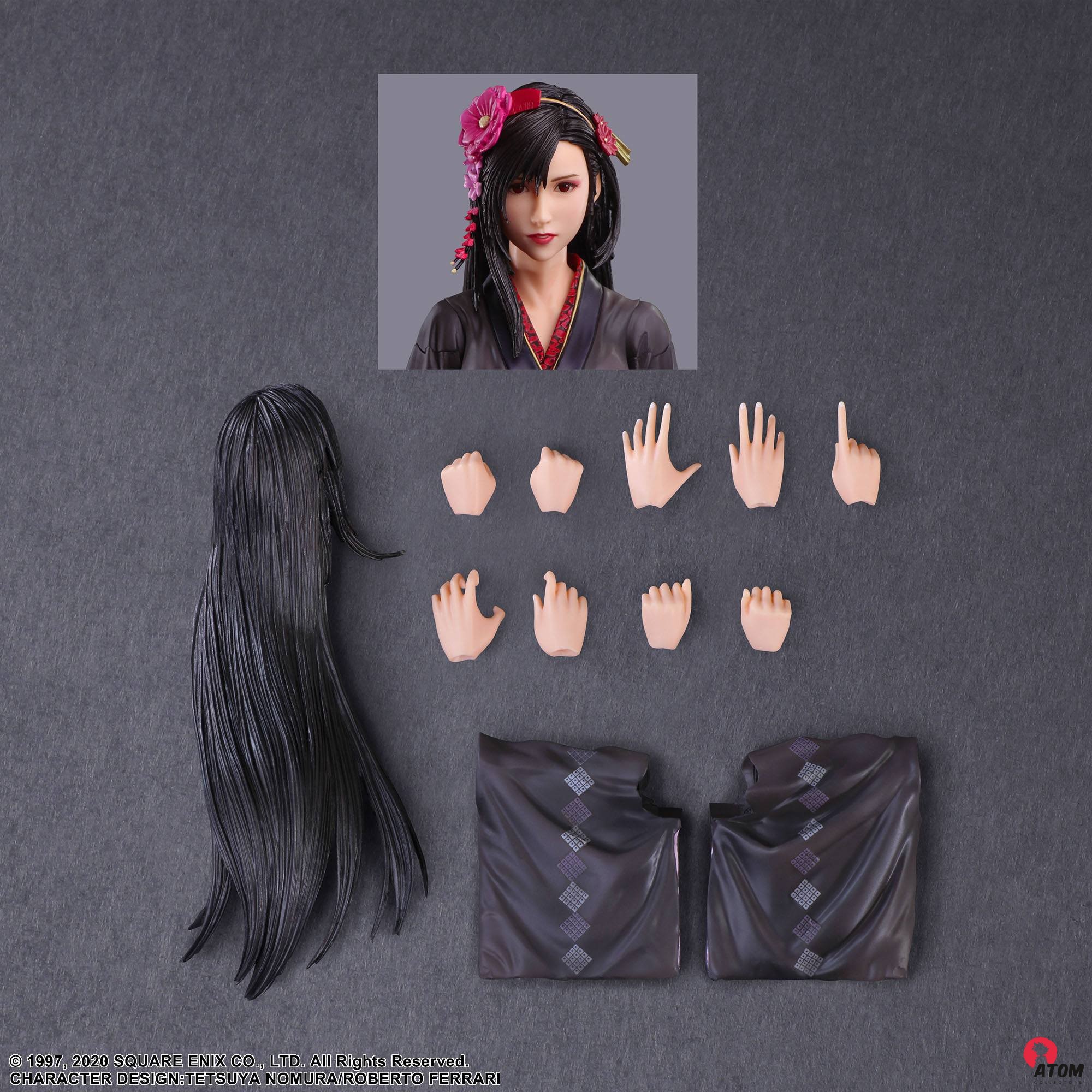 Final Fantasy 7 REMAKE - Play Arts Kai - Figurine Tifa Lockhart Exotic Dress Version - (25cm) - Square Enix – Image 2