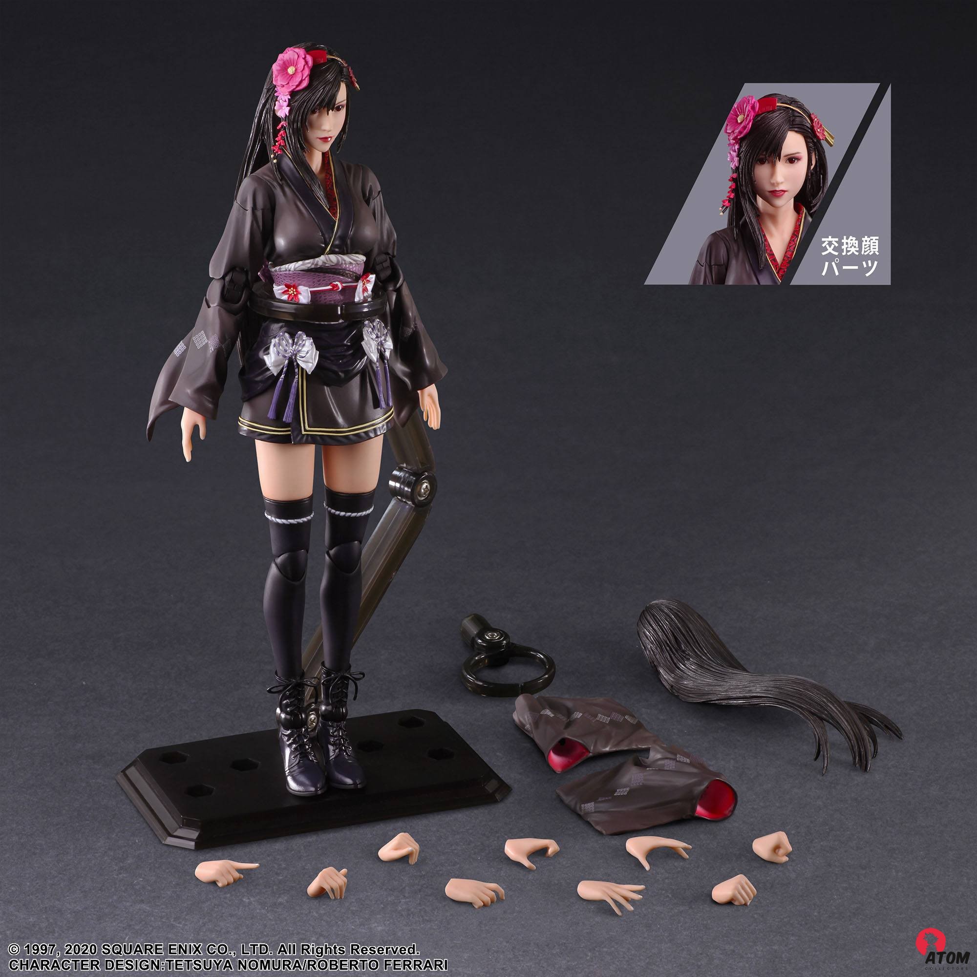 Final Fantasy 7 REMAKE - Play Arts Kai - Figurine Tifa Lockhart Exotic Dress Version - (25cm) - Square Enix – Image 3