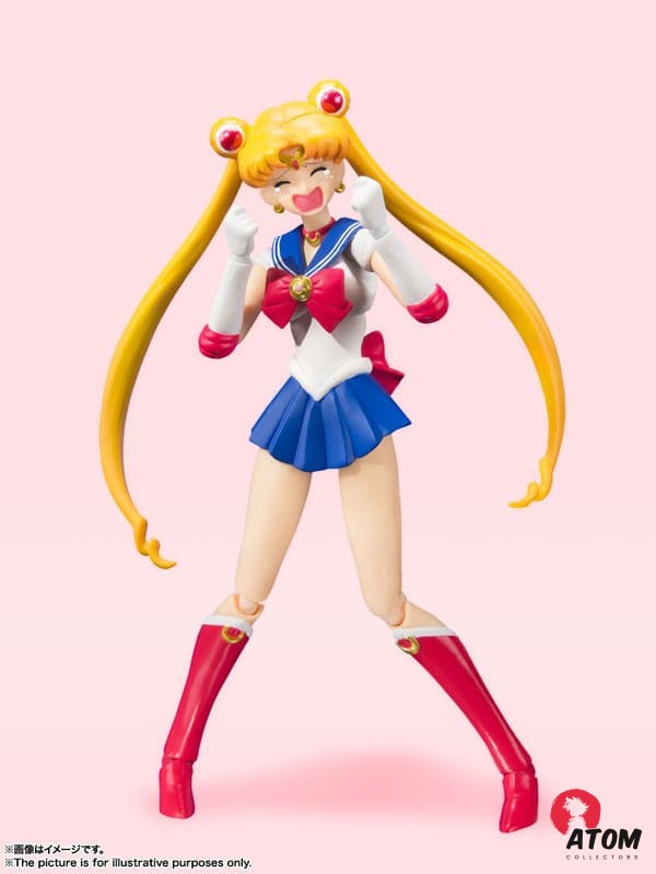 Figurine S.H. Figuarts - Sailor Moon - Animation Color Edition (14cm) - Bandai Tamashii Nations – Image 2