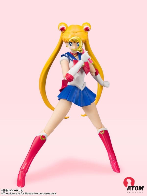 Figurine S.H. Figuarts - Sailor Moon - Animation Color Edition (14cm) - Bandai Tamashii Nations – Image 3