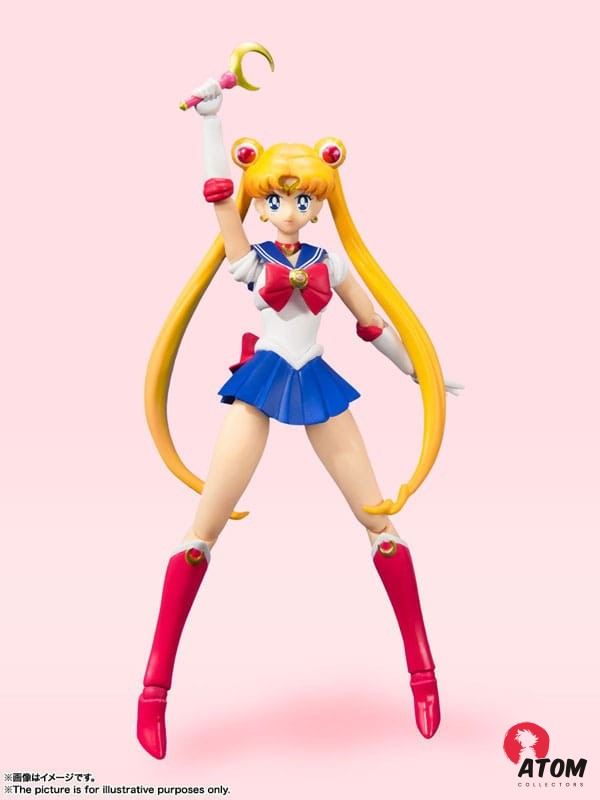 Figurine S.H. Figuarts - Sailor Moon - Animation Color Edition (14cm) - Bandai Tamashii Nations – Image 4