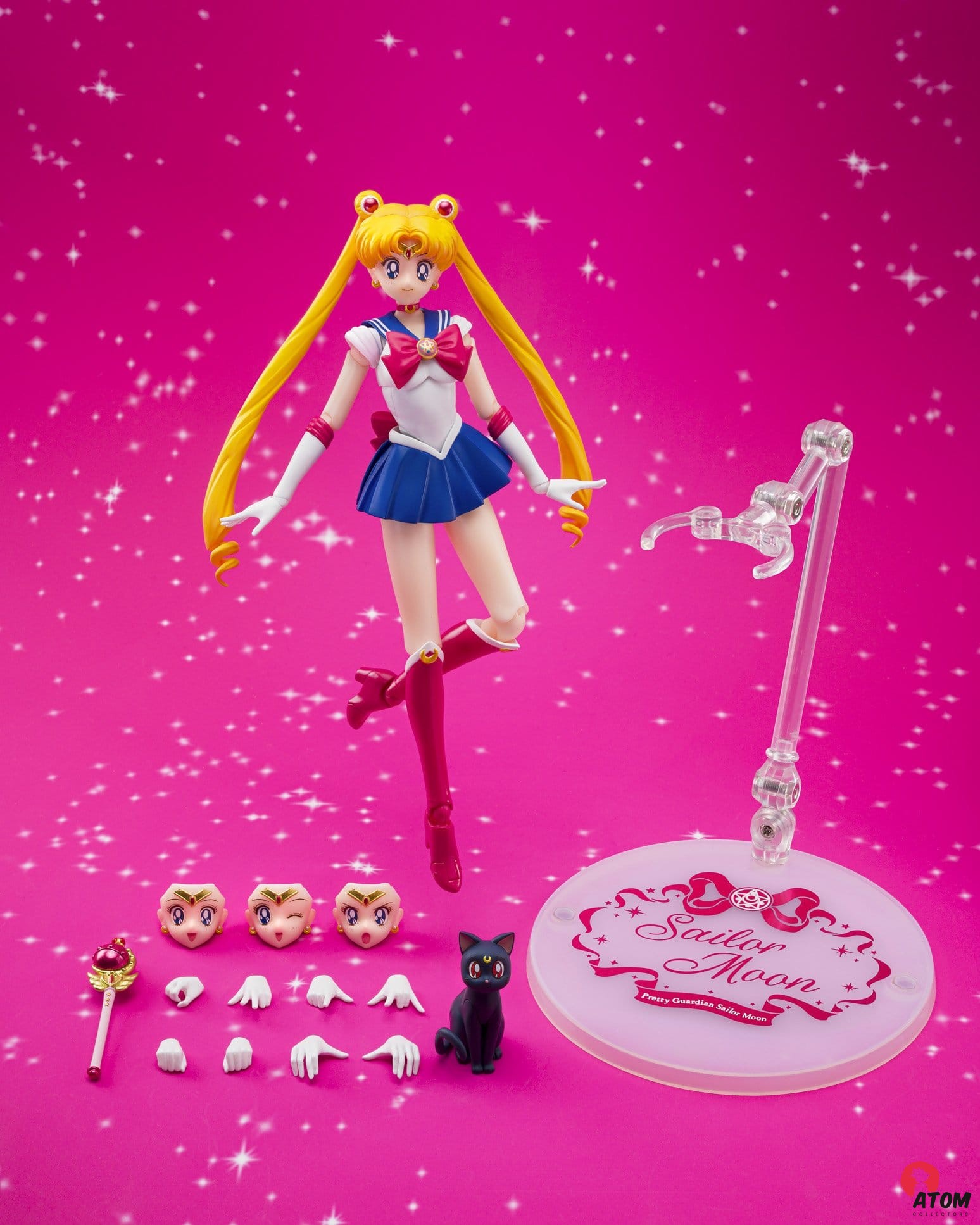 Figurine S.H. Figuarts - Sailor Moon - Crystal Star Compact Edition - (14cm) - Bandai Tamashii Nations – Image 3