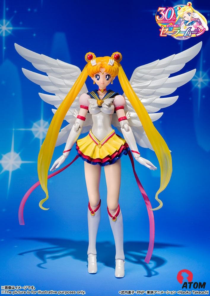 Figurine S.H. Figuarts Eternal Sailor Moon - (13cm). Bandai Tamashii Nations – Image 2
