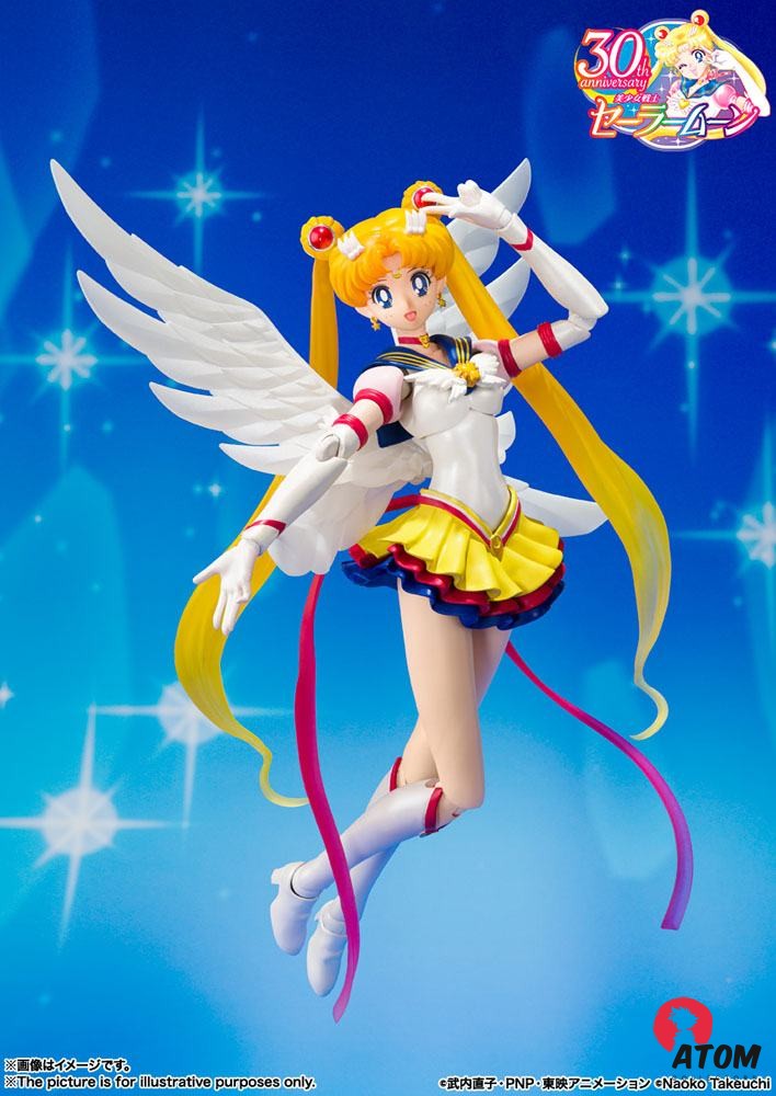 Figurine S.H. Figuarts Eternal Sailor Moon - (13cm). Bandai Tamashii Nations – Image 4