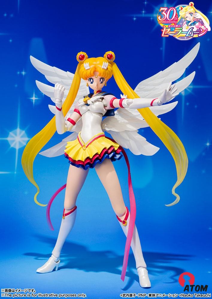 Figurine S.H. Figuarts Eternal Sailor Moon - (13cm). Bandai Tamashii Nations – Image 5