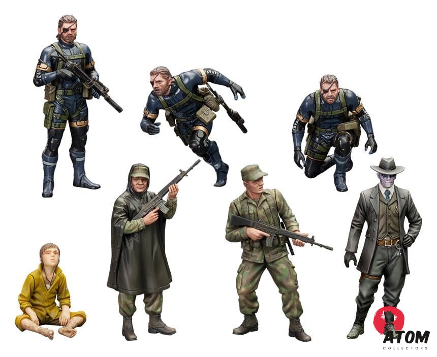 Metal Gear Solid - Figurine 1/35 Metal Gear Solid Ground Zero Set - (5 cm) - Kotobukiya