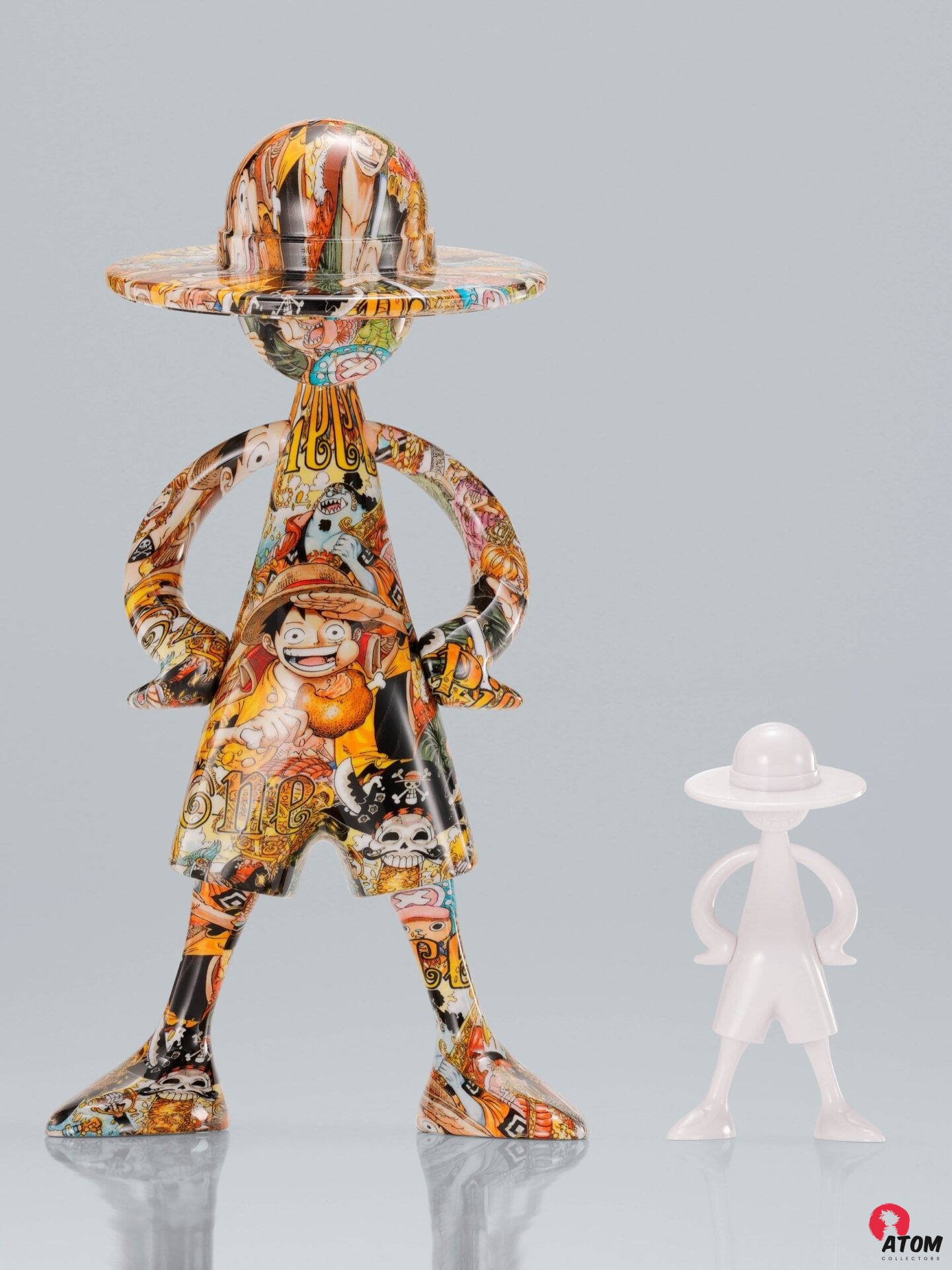 Figurine S.H. Figuarts - One Piece - 1000 Logs Anniversary Luffy 1/8 ArtCanvas (22 cm) . Bandai Tamashii Nations – Image 4