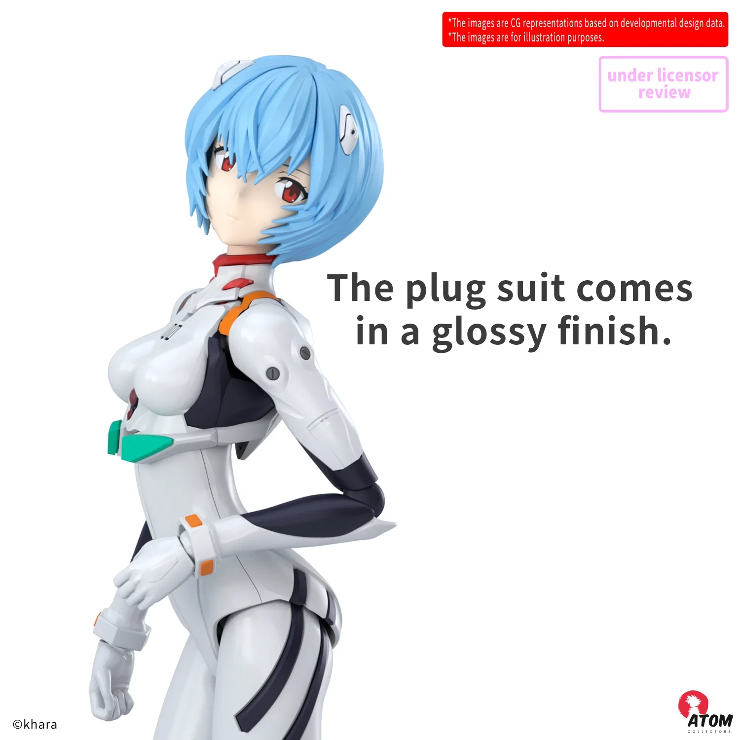 Evangelion - Plastic Model Kit - Figurine 30 PM Rei Ayanami (Plug Suit Ver.) - Bandai