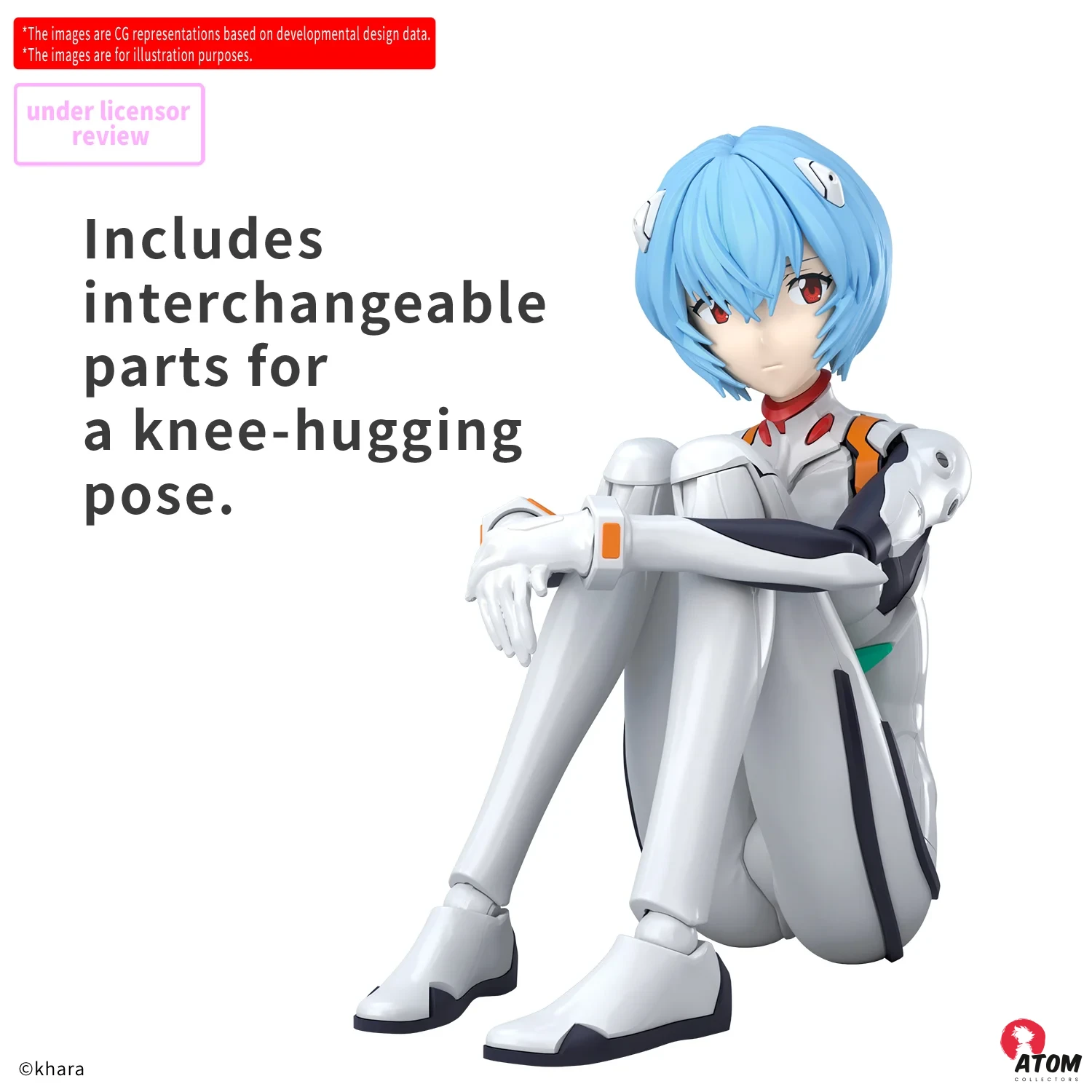 Evangelion - Plastic Model Kit - Figurine 30 PM Rei Ayanami (Plug Suit Ver.) - Bandai – Image 2
