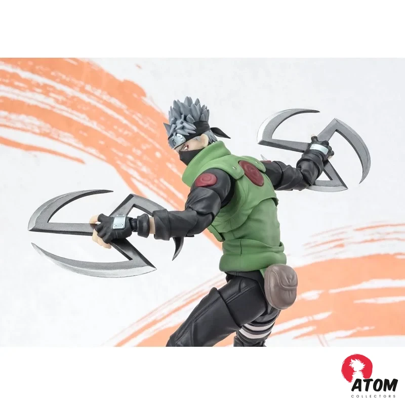 Figurine S.H. Figuarts - Naruto - Figurines Kakashi Hatake - Narutop 99 Edition Exclusive Edition - (17 cm) . Bandai Tamashii Nations – Image 4
