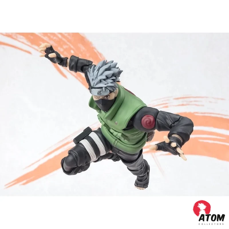 Figurine S.H. Figuarts - Naruto - Figurines Kakashi Hatake - Narutop 99 Edition Exclusive Edition - (17 cm) . Bandai Tamashii Nations – Image 3