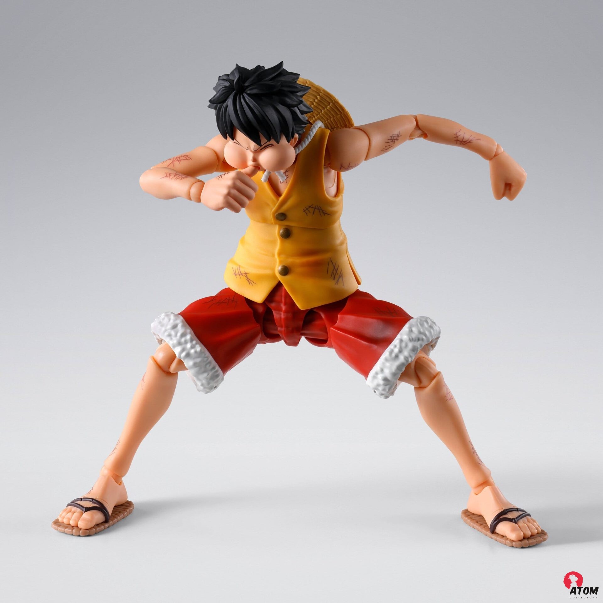 Figurine S.H. Figuarts - One Piece - Accessoires Monkey D. Luffy -Marineford- "Gear Three" - (17 cm). Bandai Tamashii Nations – Image 2