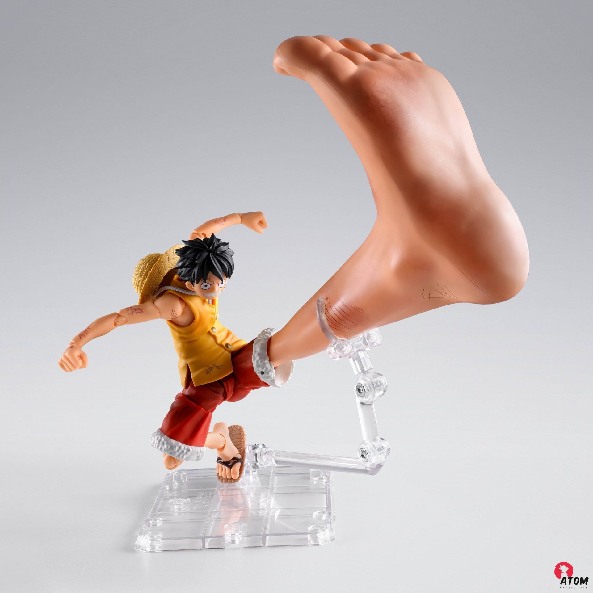 Figurine S.H. Figuarts - One Piece - Accessoires Monkey D. Luffy -Marineford- "Gear Three" - (17 cm). Bandai Tamashii Nations – Image 6
