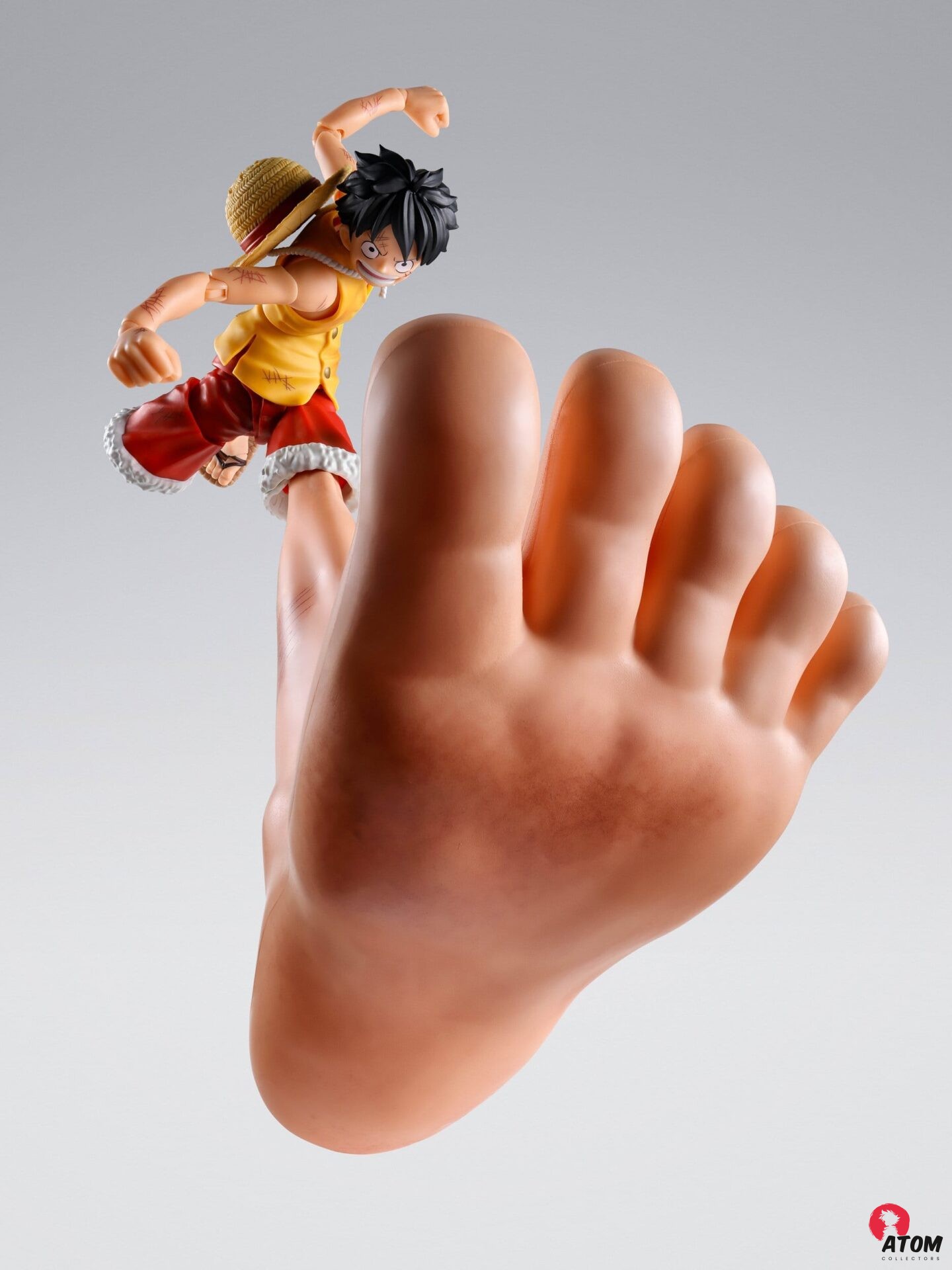 Figurine S.H. Figuarts - One Piece - Accessoires Monkey D. Luffy -Marineford- "Gear Three" - (17 cm). Bandai Tamashii Nations – Image 7
