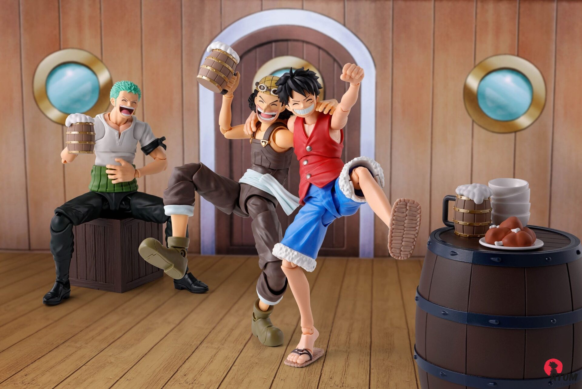 Figurine S.H. Figuarts - One Piece - Accessoires The Straw Hat Crew Party Set. Bandai Tamashii Nations – Image 5