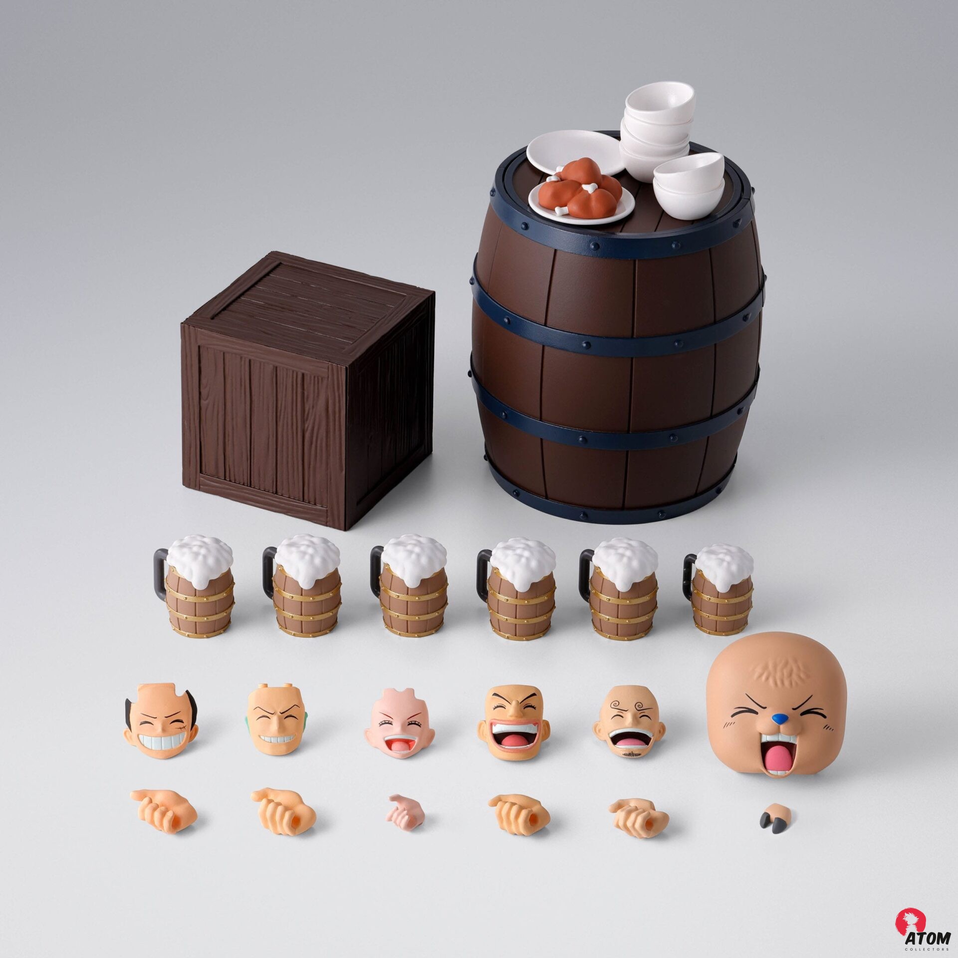 Figurine S.H. Figuarts - One Piece - Accessoires The Straw Hat Crew Party Set. Bandai Tamashii Nations