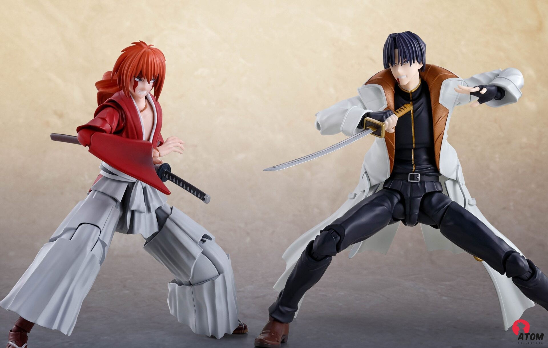 Figurine S.H. Figuarts Aoshi Shinomori (17cm). Bandai Tamashii Nations – Image 4