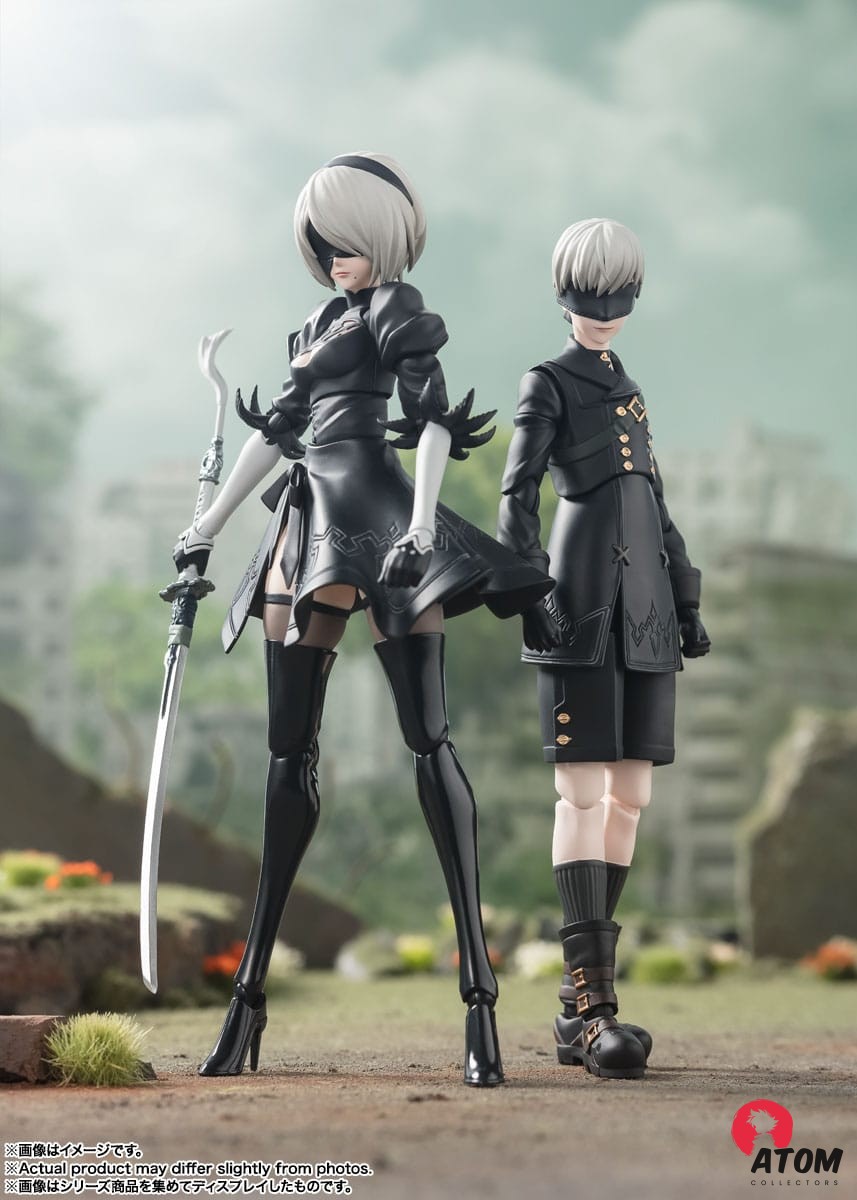 Figurine S.H. Figuarts - Nier - Automata 9S - (15 cm) . Bandai Tamashii Nations – Image 5
