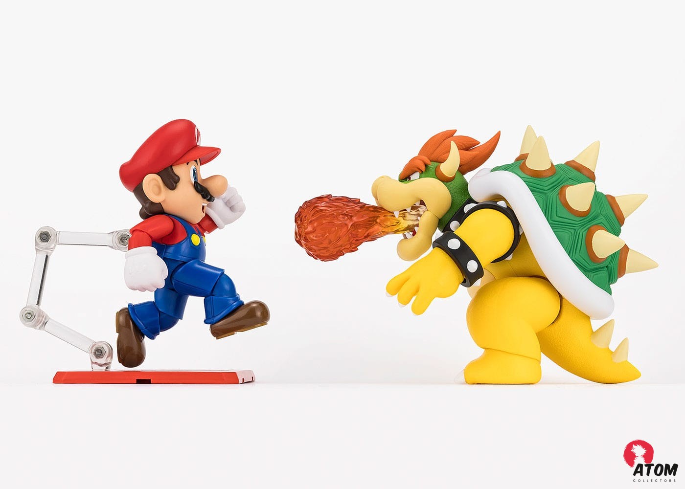 Figurine S.H. Figuarts - Super Mario - Figurine Bowser - (13 cm) . Bandai Tamashii Nations – Image 3
