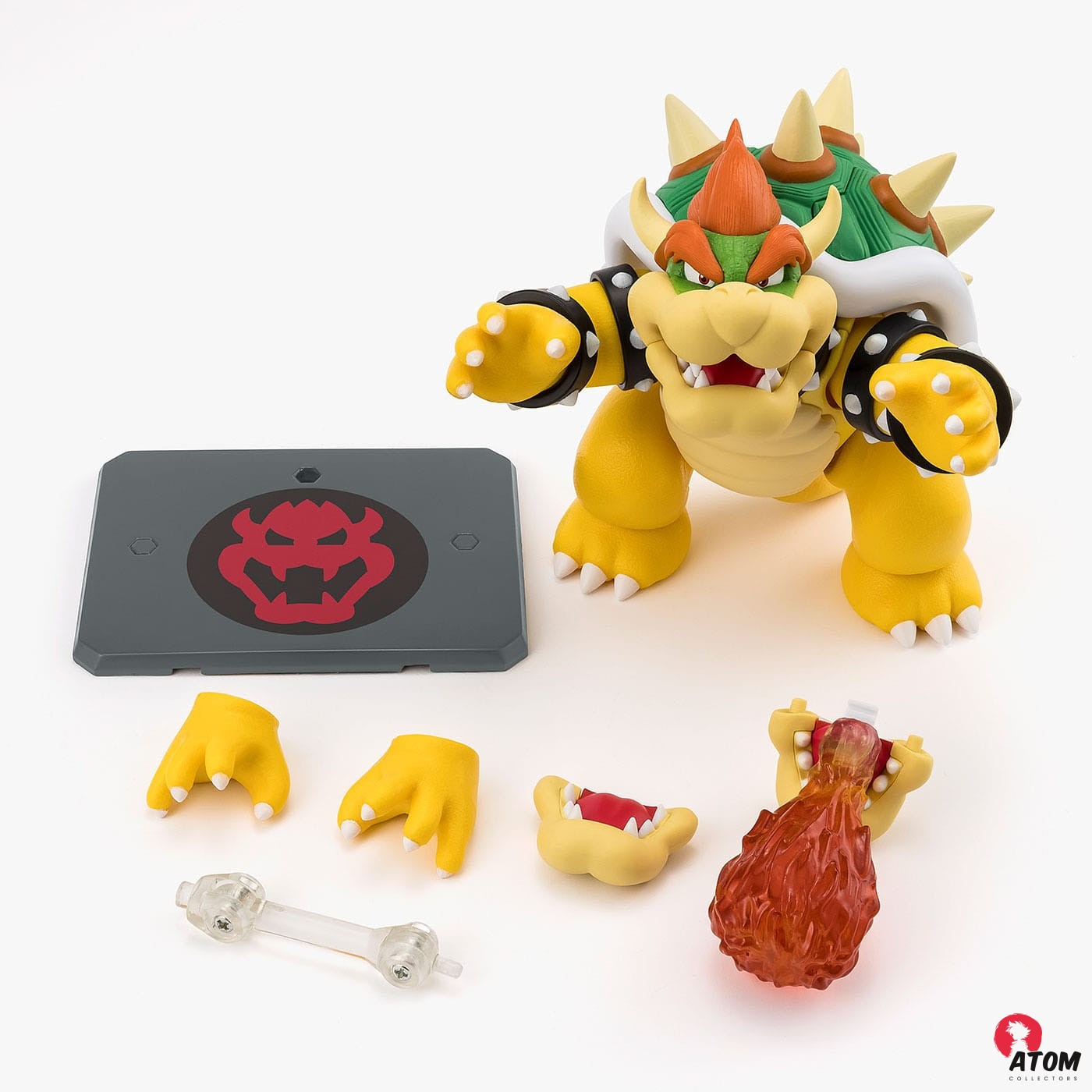 Figurine S.H. Figuarts - Super Mario - Figurine Bowser - (13 cm) . Bandai Tamashii Nations – Image 5