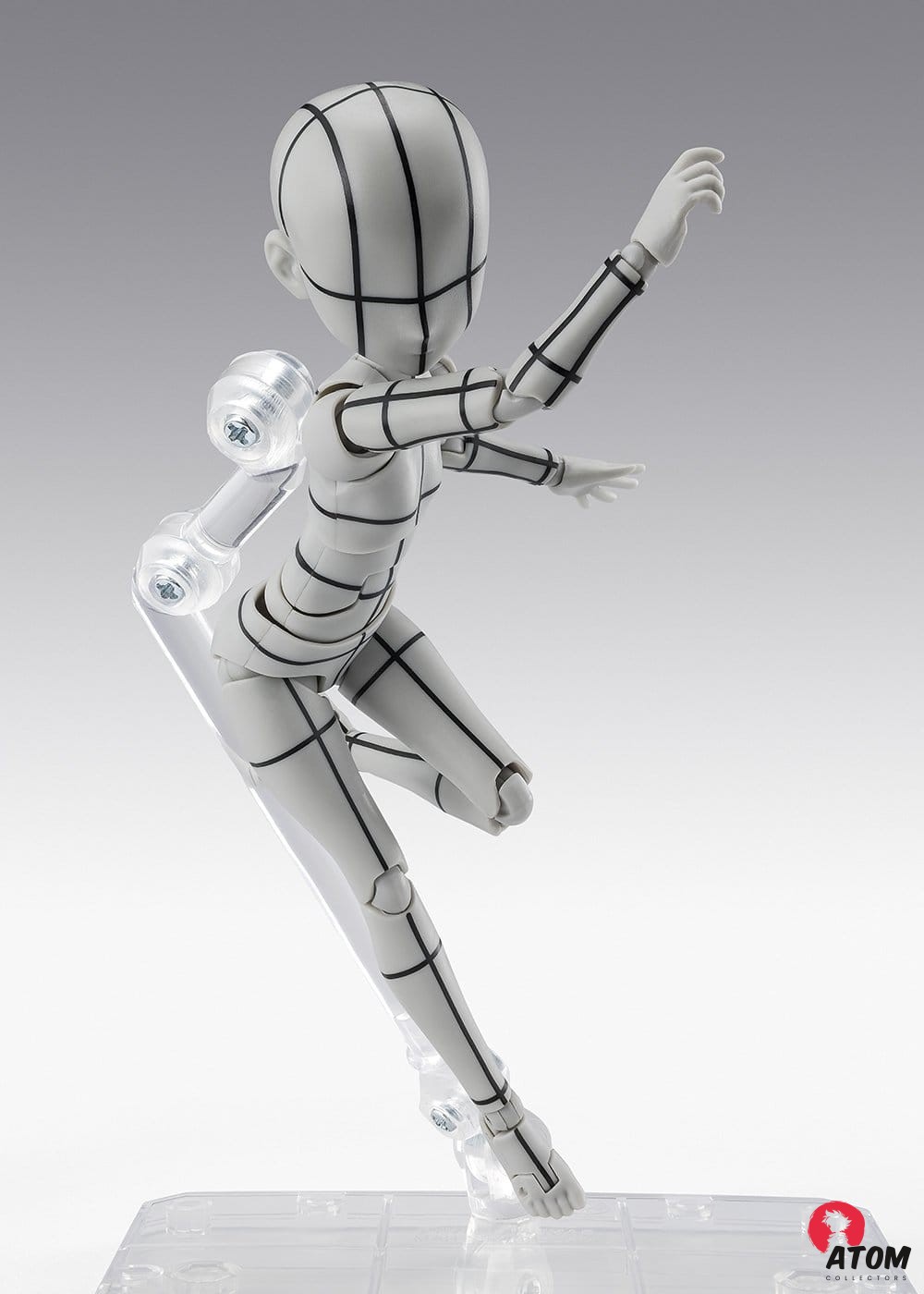 Accessoires S.H. Figuarts - Figurine Body Chan Ken - Sugimori Edition Wireframe- (Gray Color Ver.) - (13cm)- Tamashii Nations – Image 5