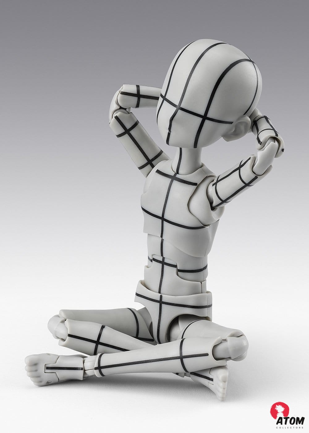 Accessoires S.H. Figuarts - Figurine Body Kun Ken - Sugimori Edition - Wireframe (Gray color Ver) - (13 cm)- Tamashii Nations – Image 2